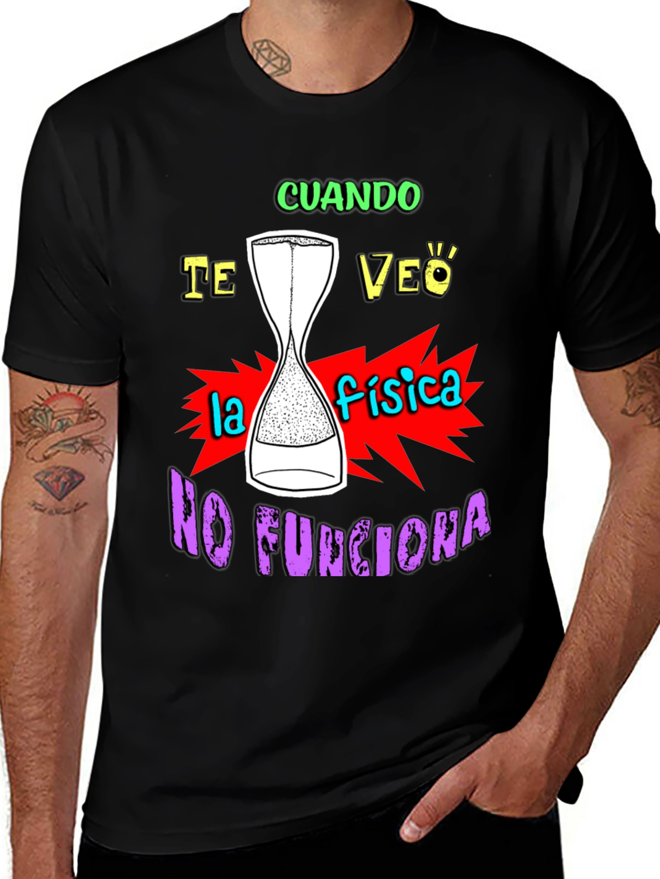 Funny Physics T-Shirt - Cuando Te Veo