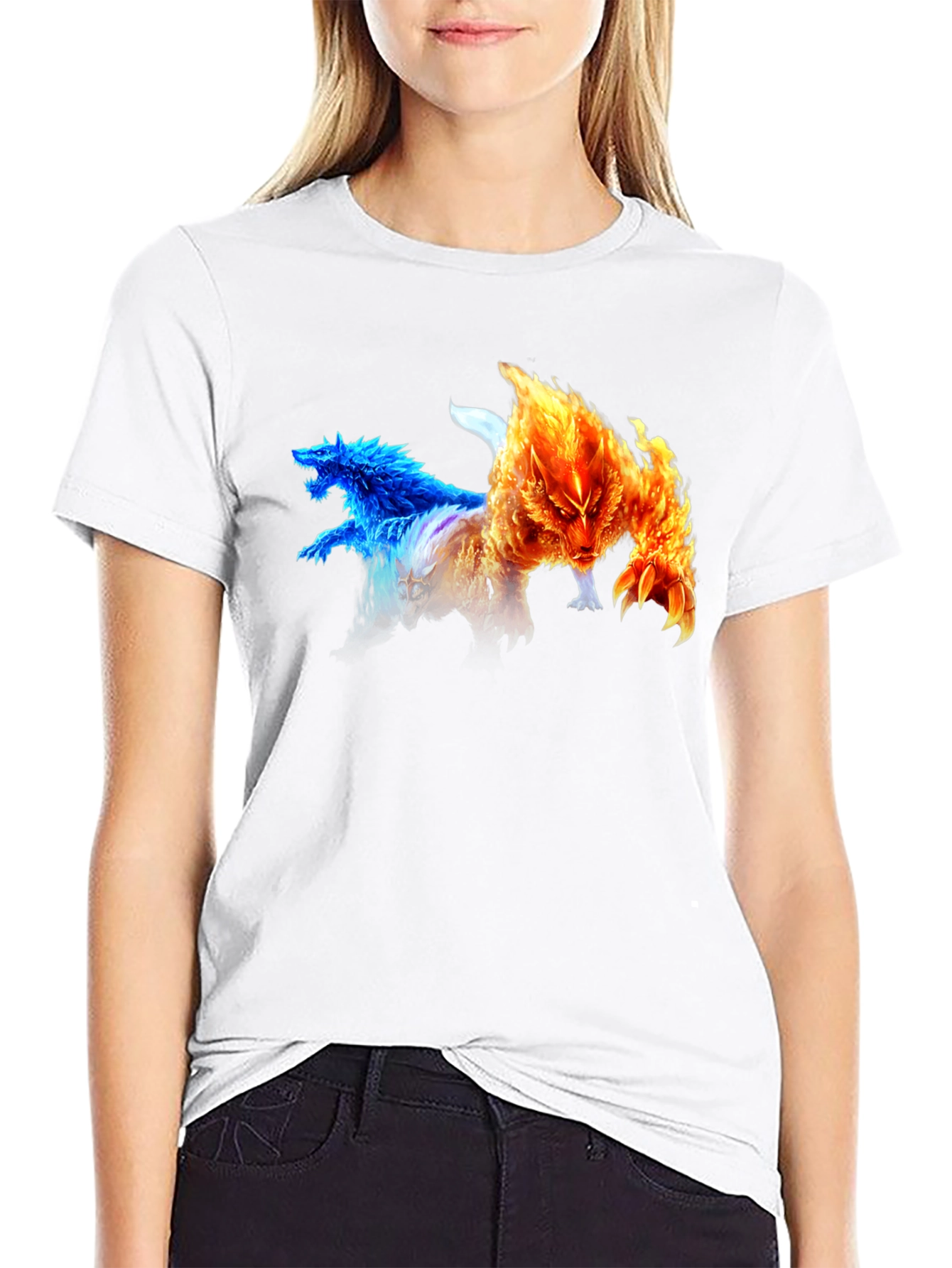 Elemental Wolves Graphic T-Shirt