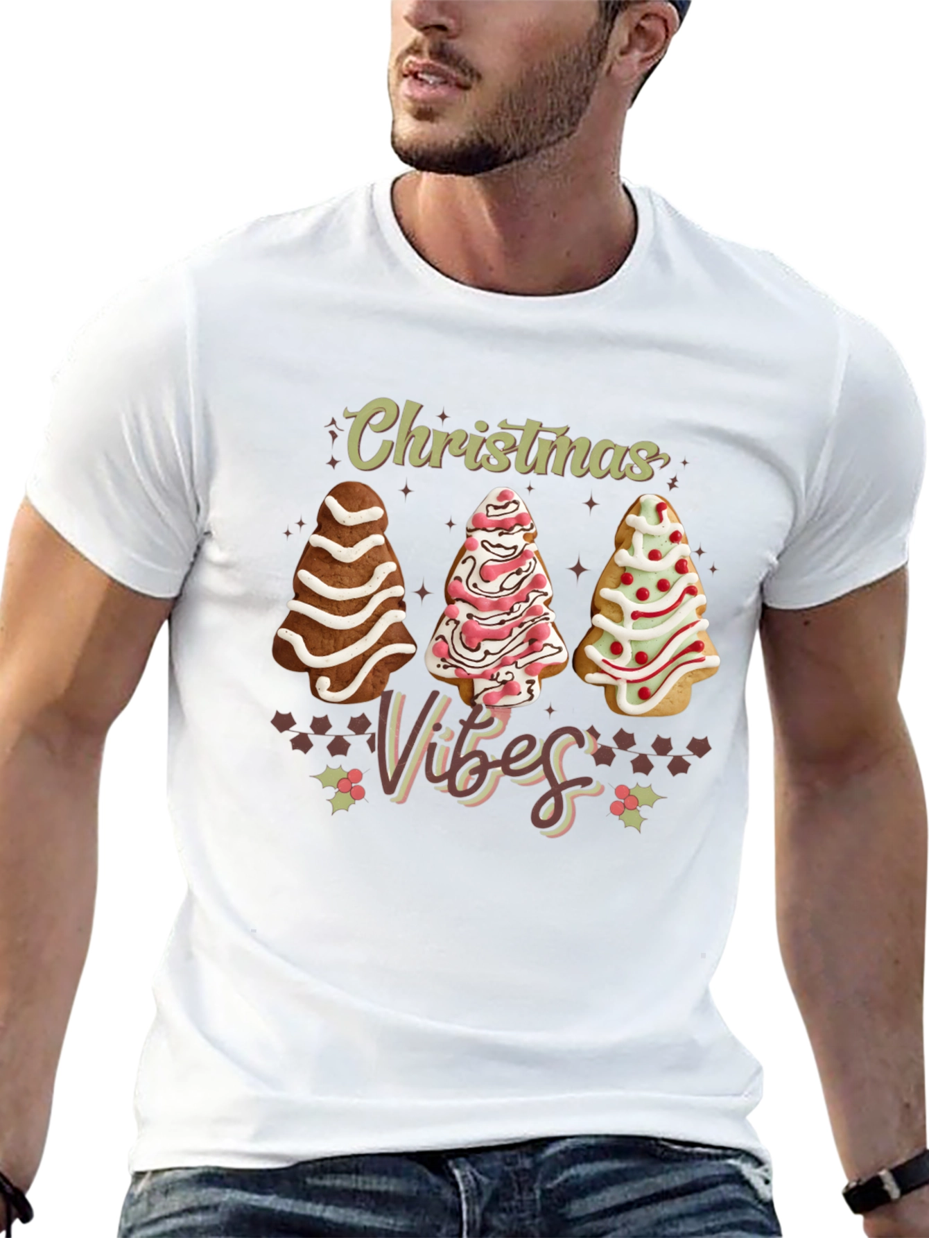Christmas Vibes Holiday T-Shirt
