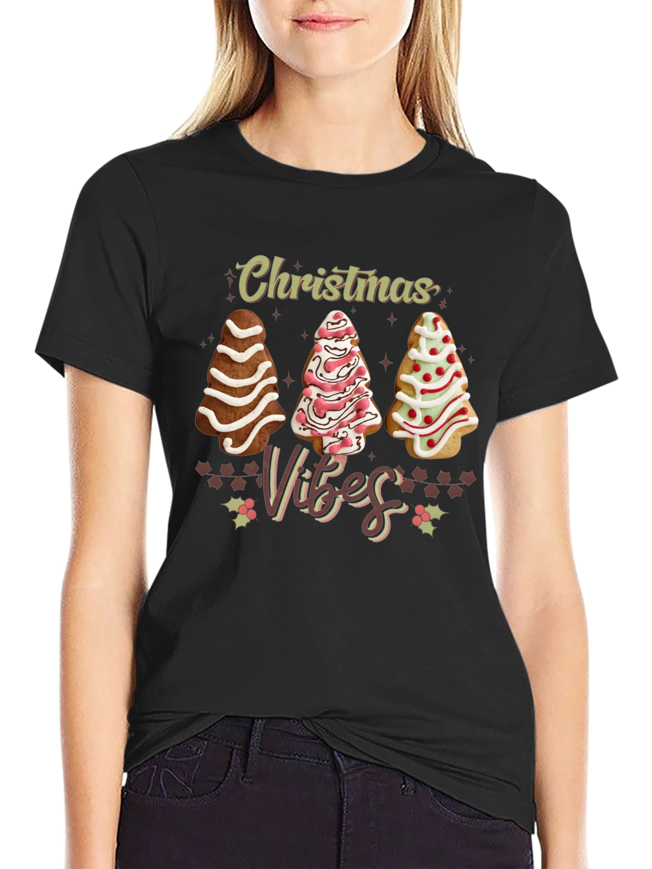 Christmas Vibes Holiday T-Shirt