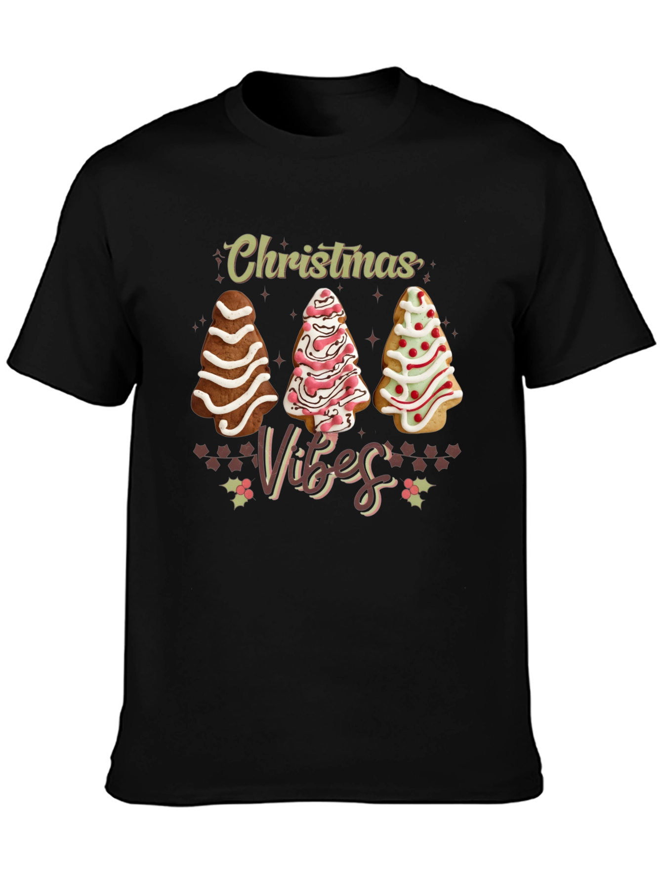 Christmas Vibes Holiday T-Shirt