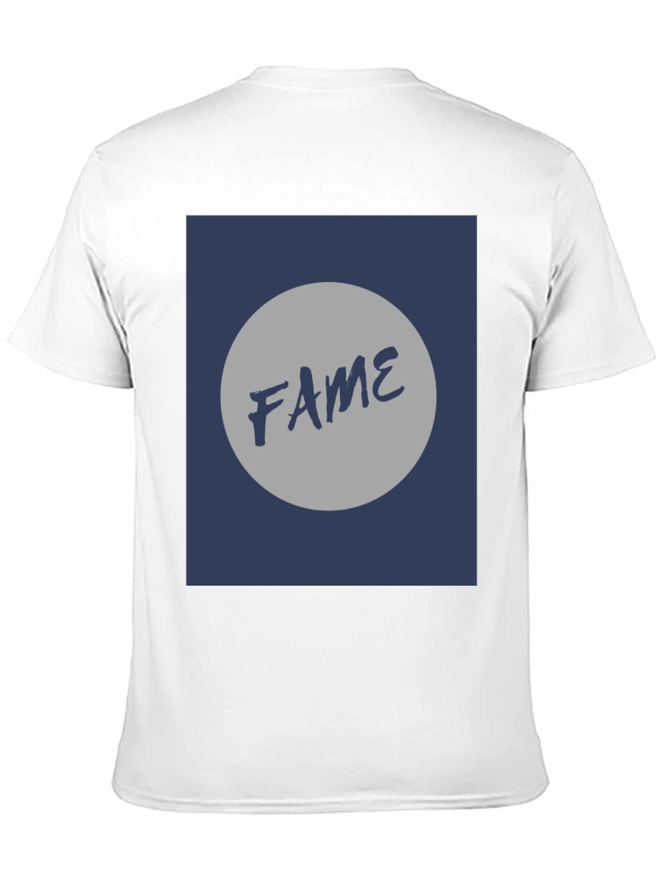 Fame Graphic Tee - Classic Black Cotton T-Shirt