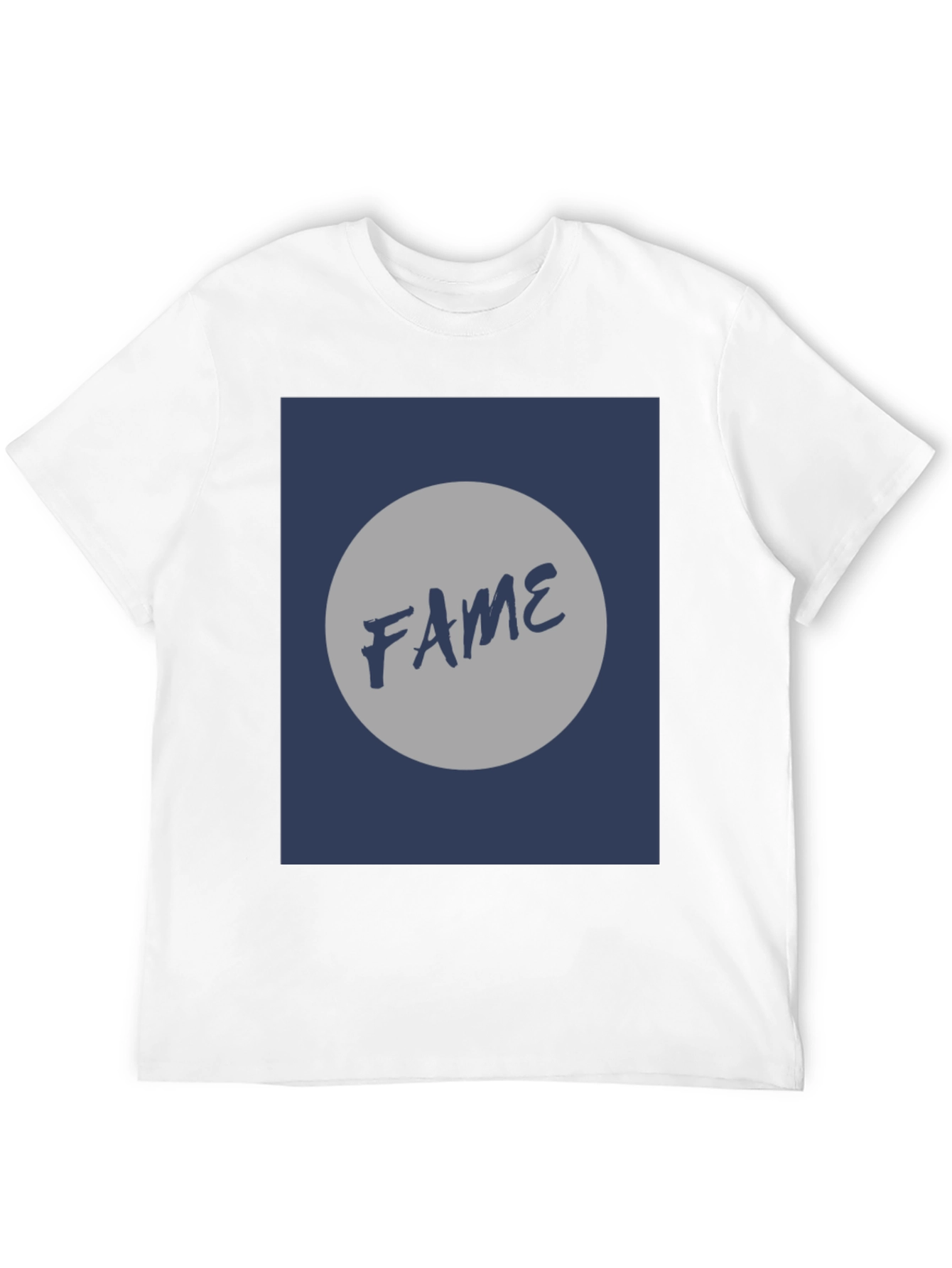 Fame Graphic Tee - Classic Black Cotton T-Shirt