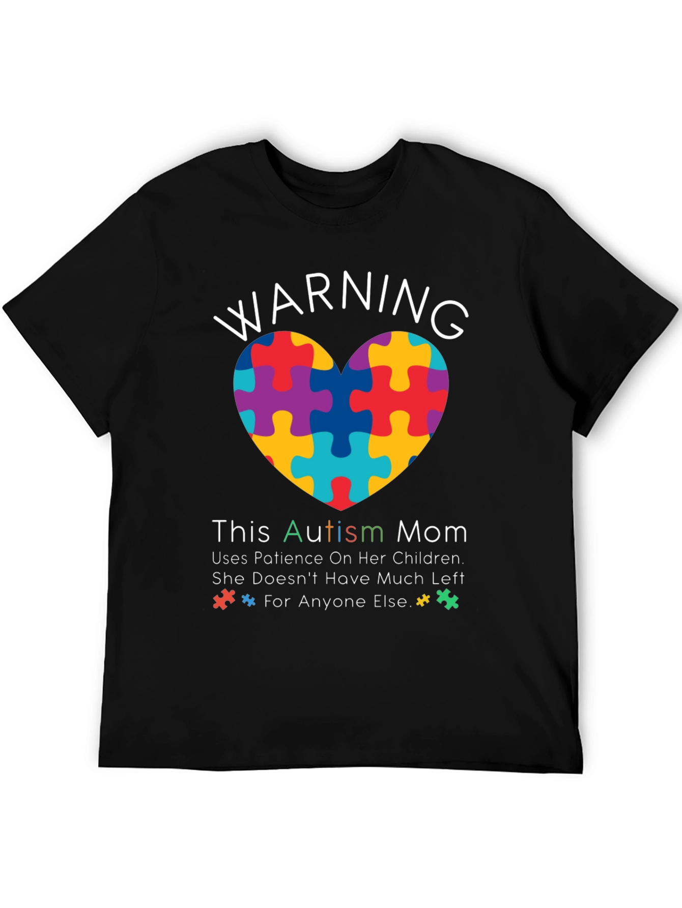 Autism Mom Warning Graphic Tee