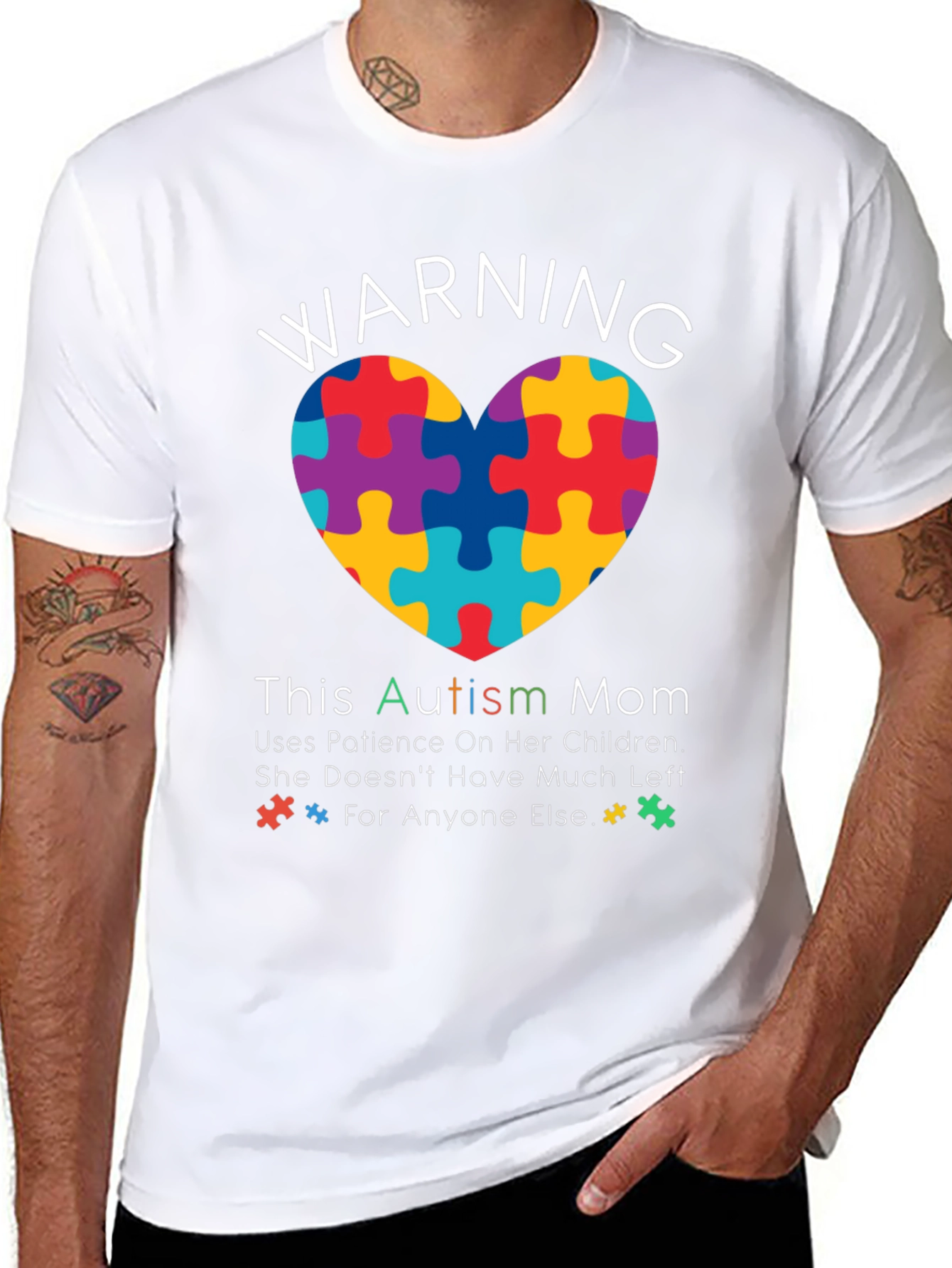 Autism Mom Warning Graphic Tee