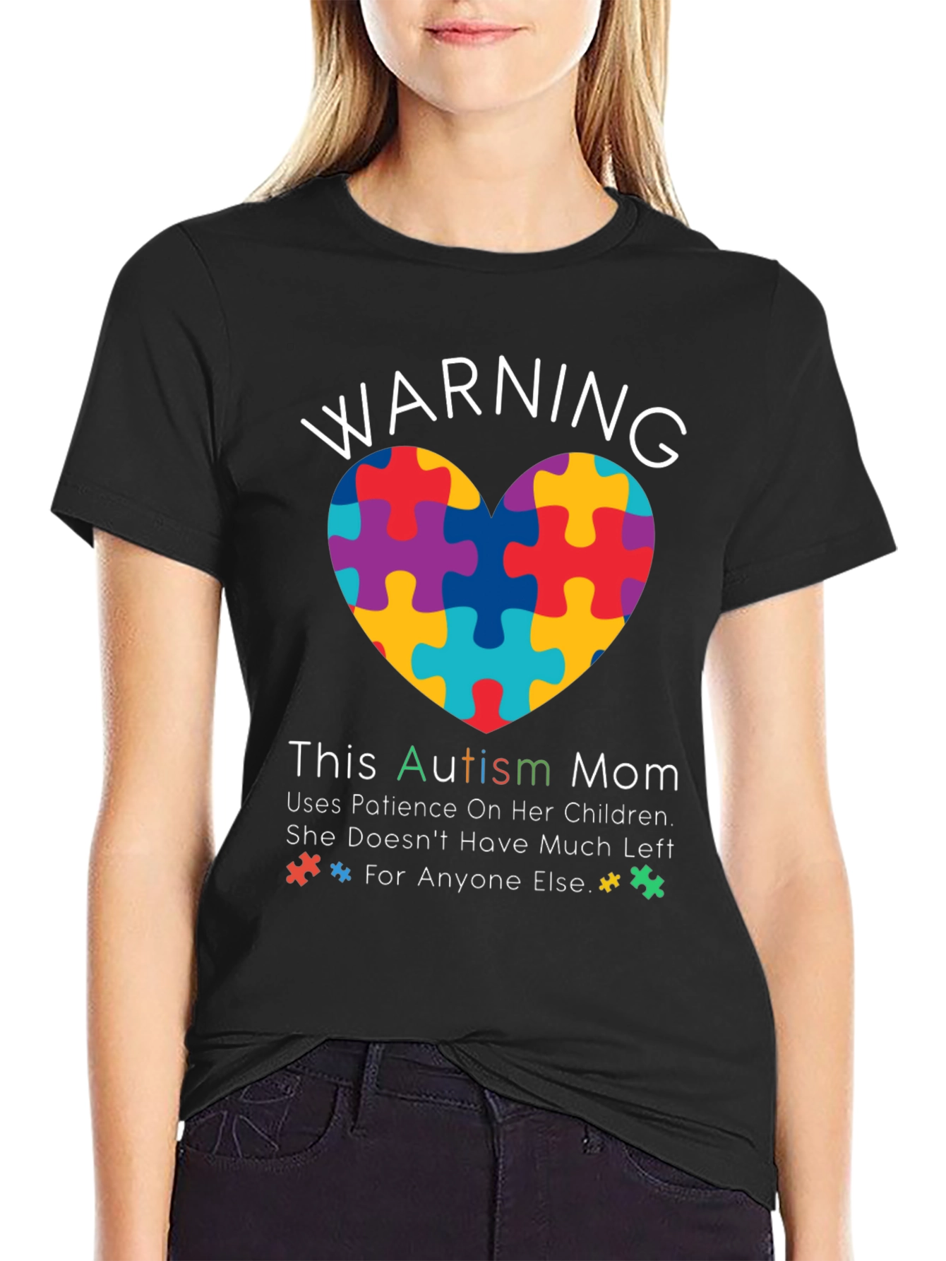 Autism Mom Warning Graphic Tee