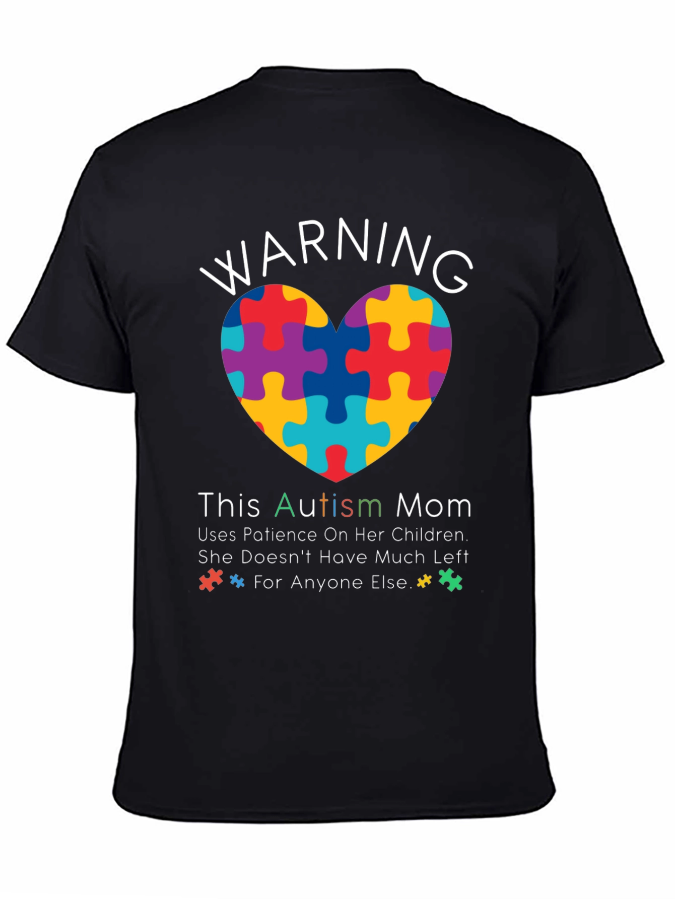 Autism Mom Warning Graphic Tee