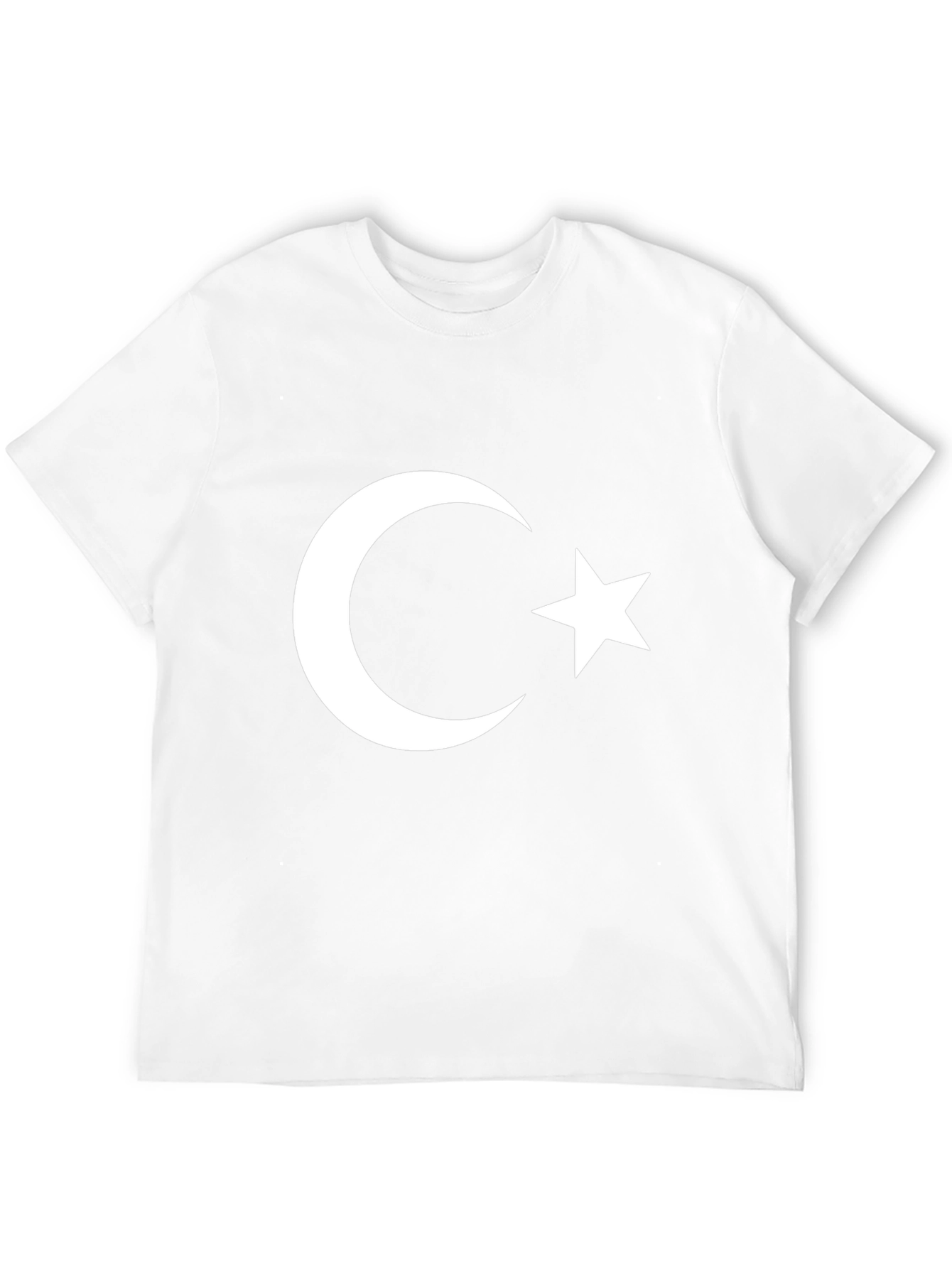 Turkish Flag Graphic Print Black T-Shirt