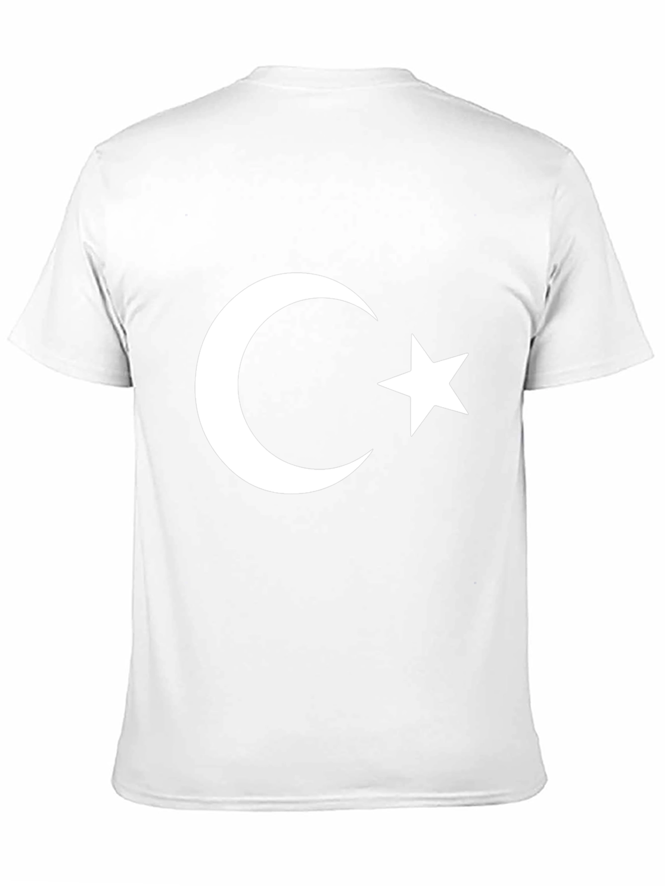 Turkish Flag Graphic Print Black T-Shirt