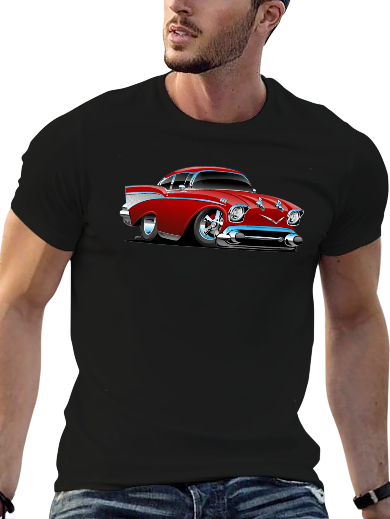 Classic Car Graphic Tee - Retro Automotive T-Shirt