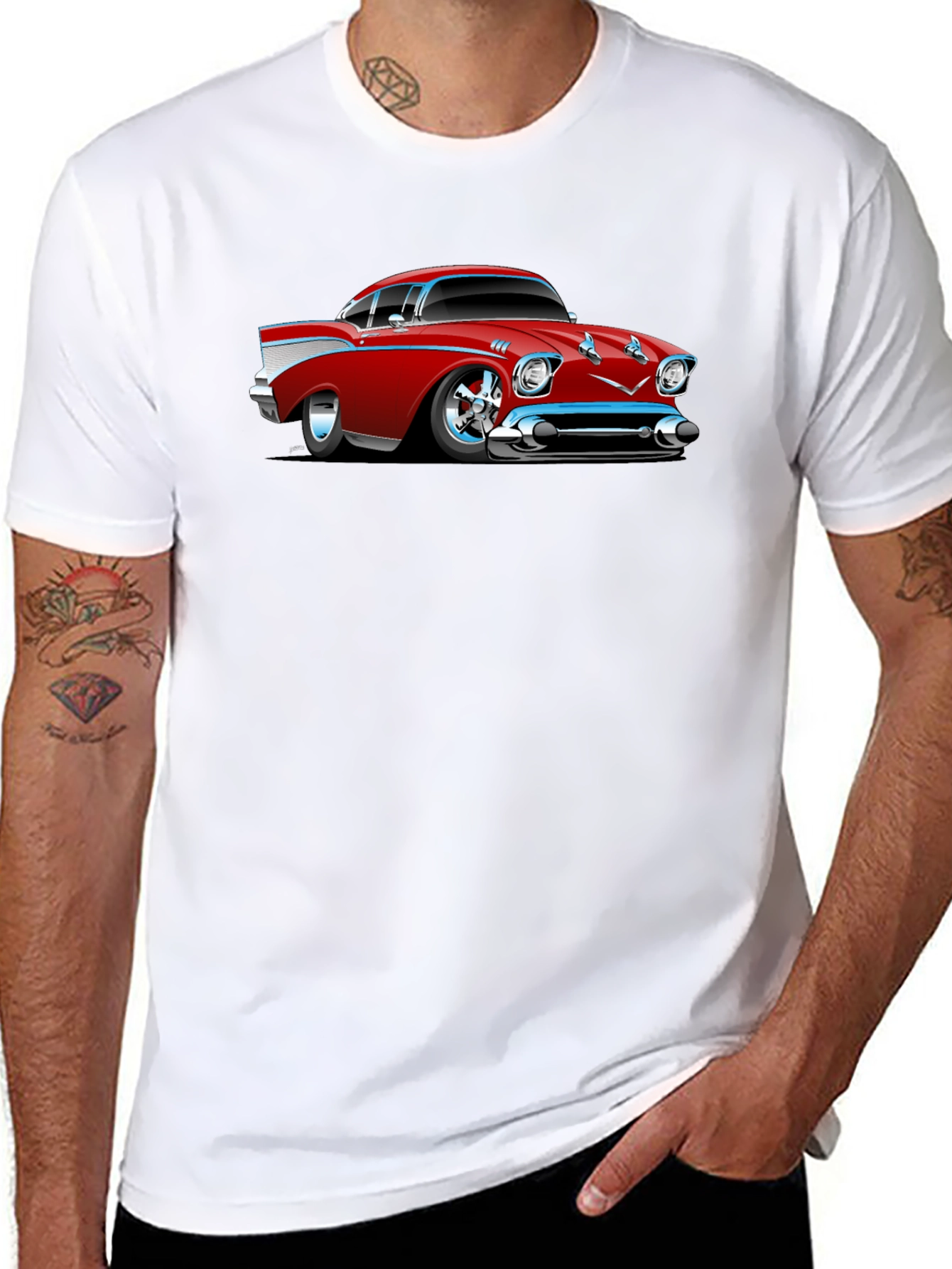 Classic Car Graphic Tee - Retro Automotive T-Shirt