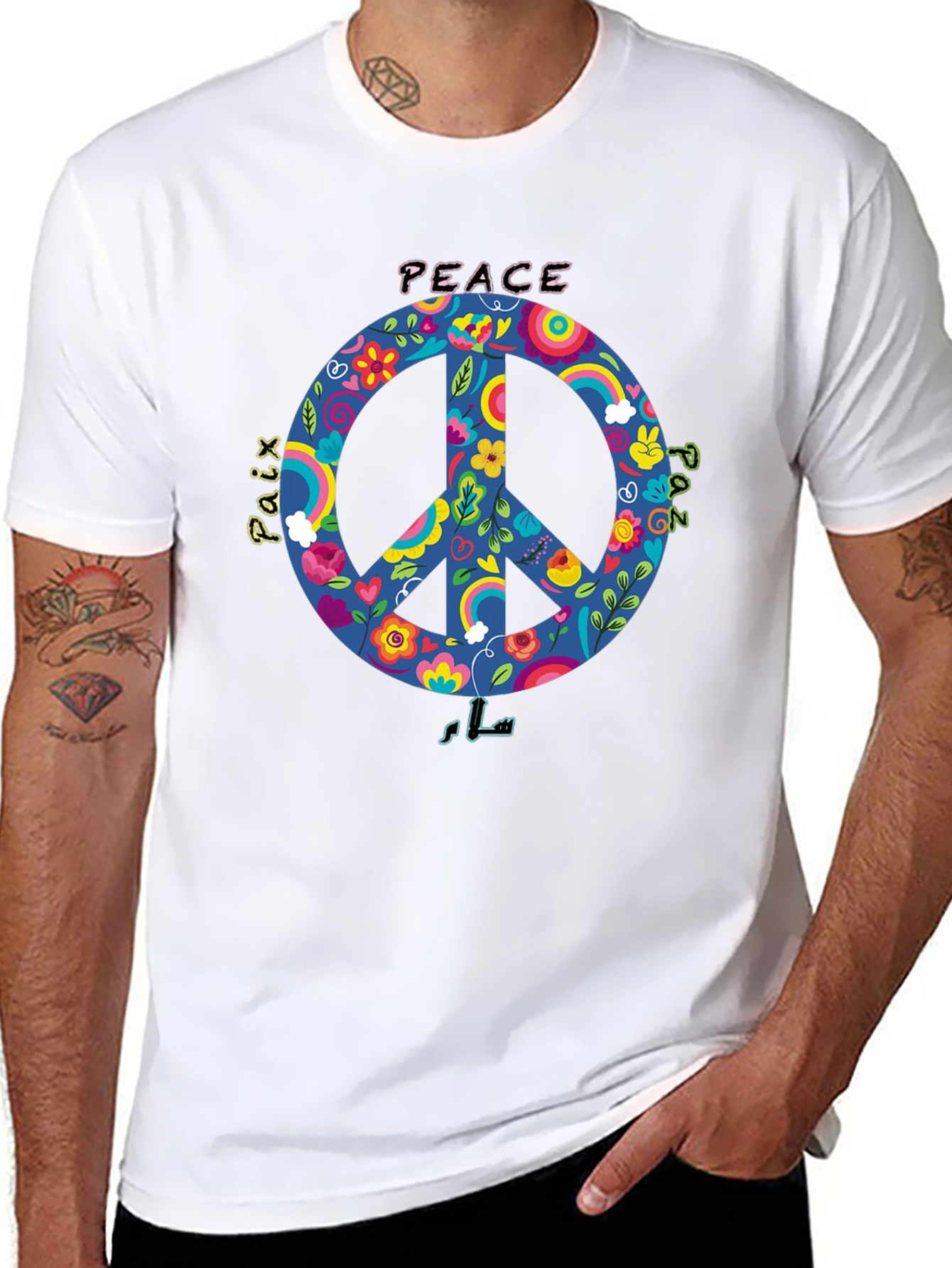 Peace Sign Graphic T-Shirt