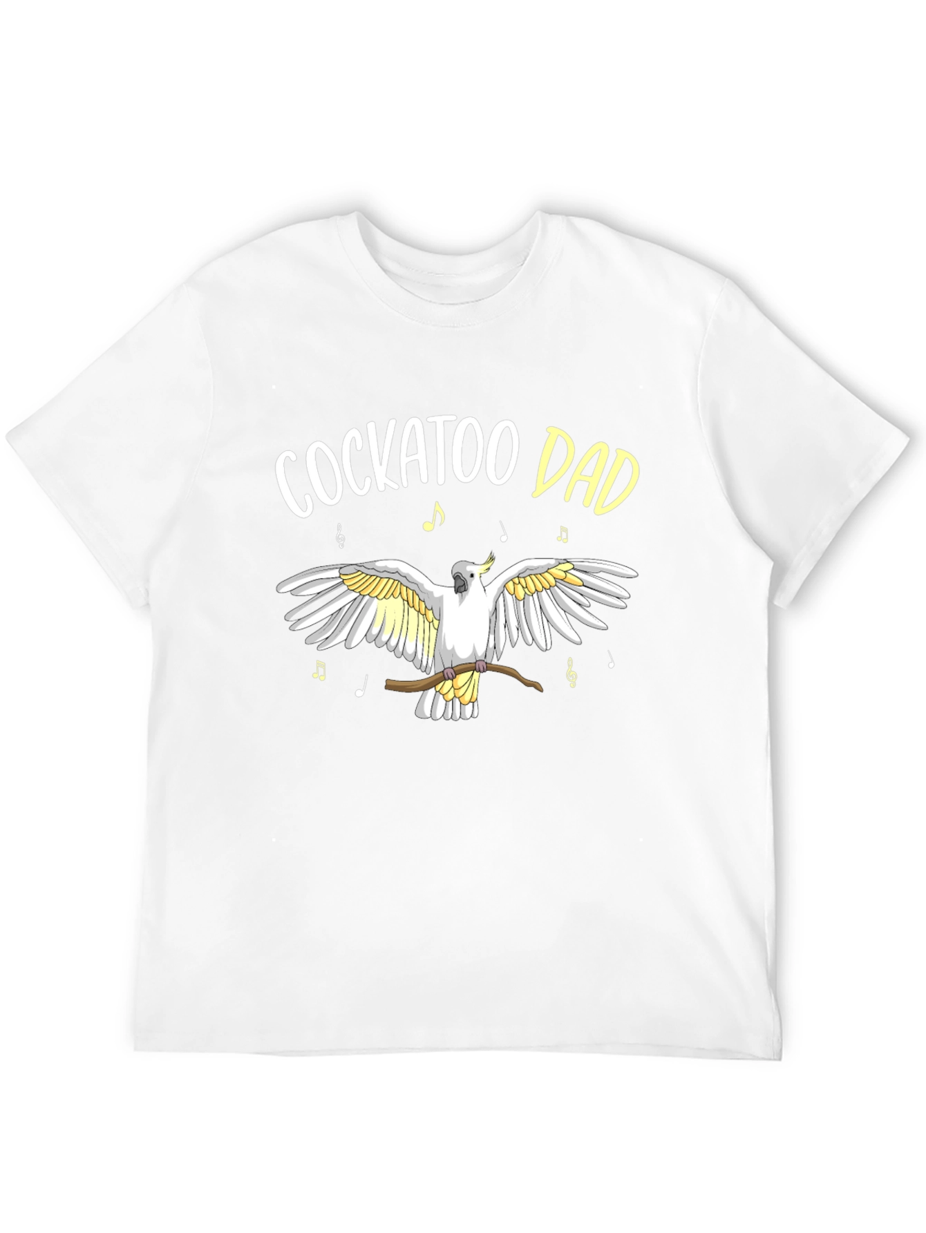 Cockatoo Dad T-Shirt - Bird Lover Gift