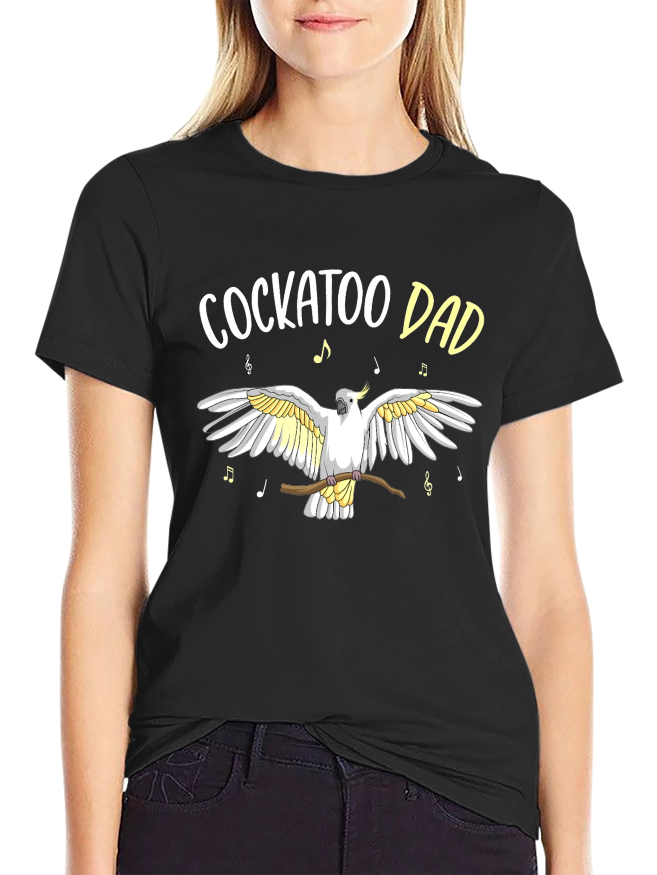 Cockatoo Dad T-Shirt - Bird Lover Gift