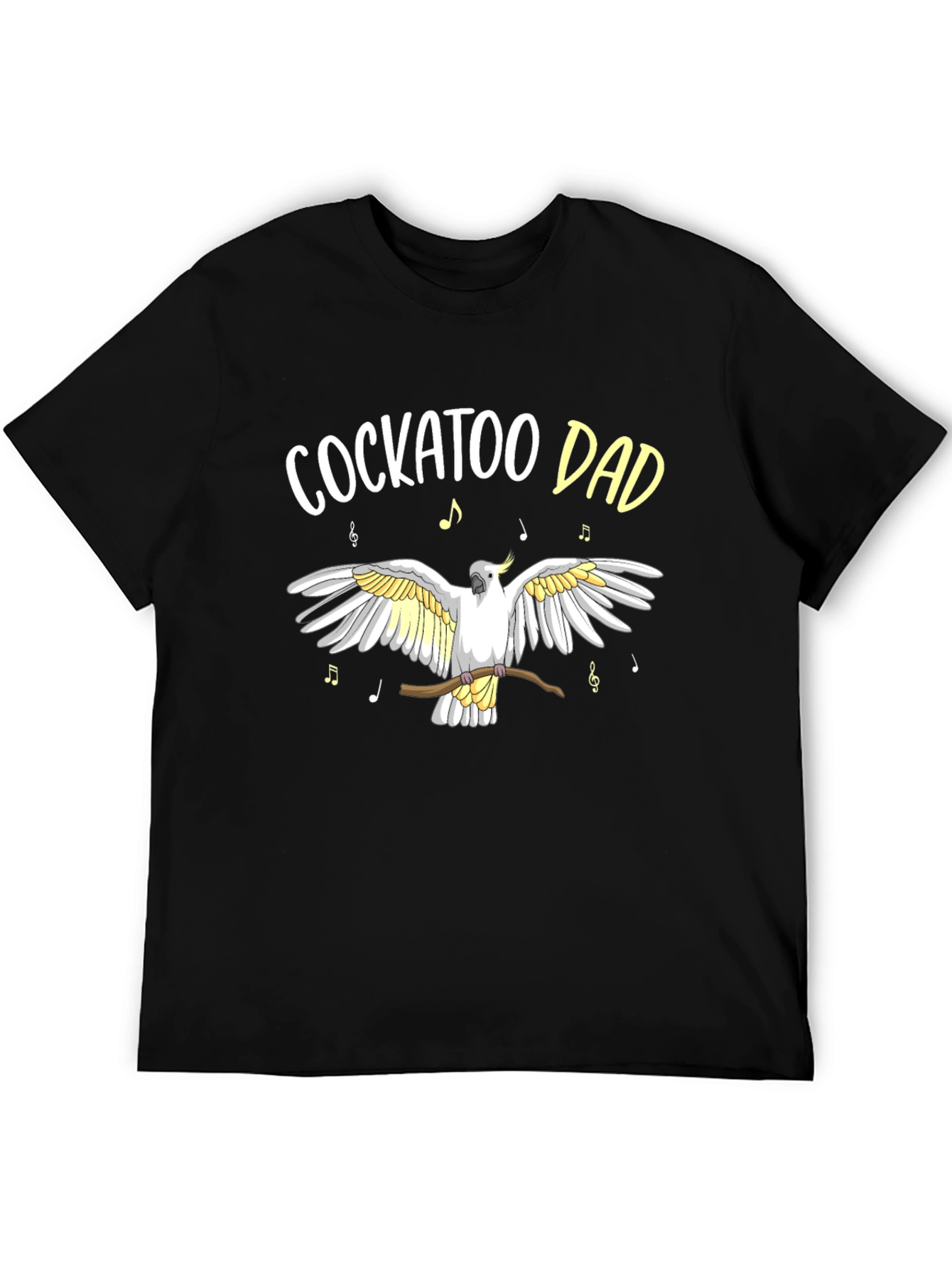 Cockatoo Dad T-Shirt - Bird Lover Gift