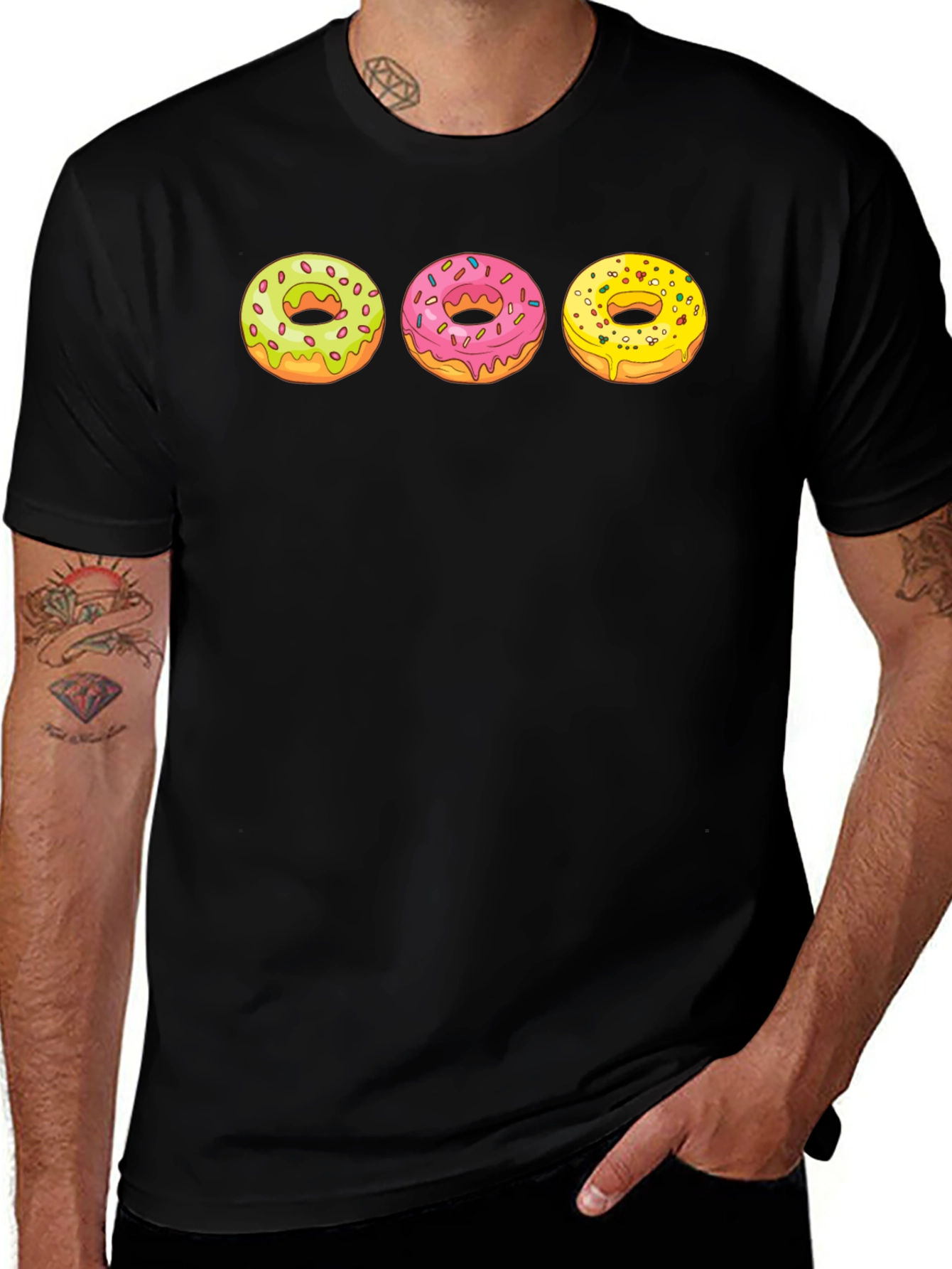 Donut Lovers Tee: Cute & Casual Graphic T-Shirt