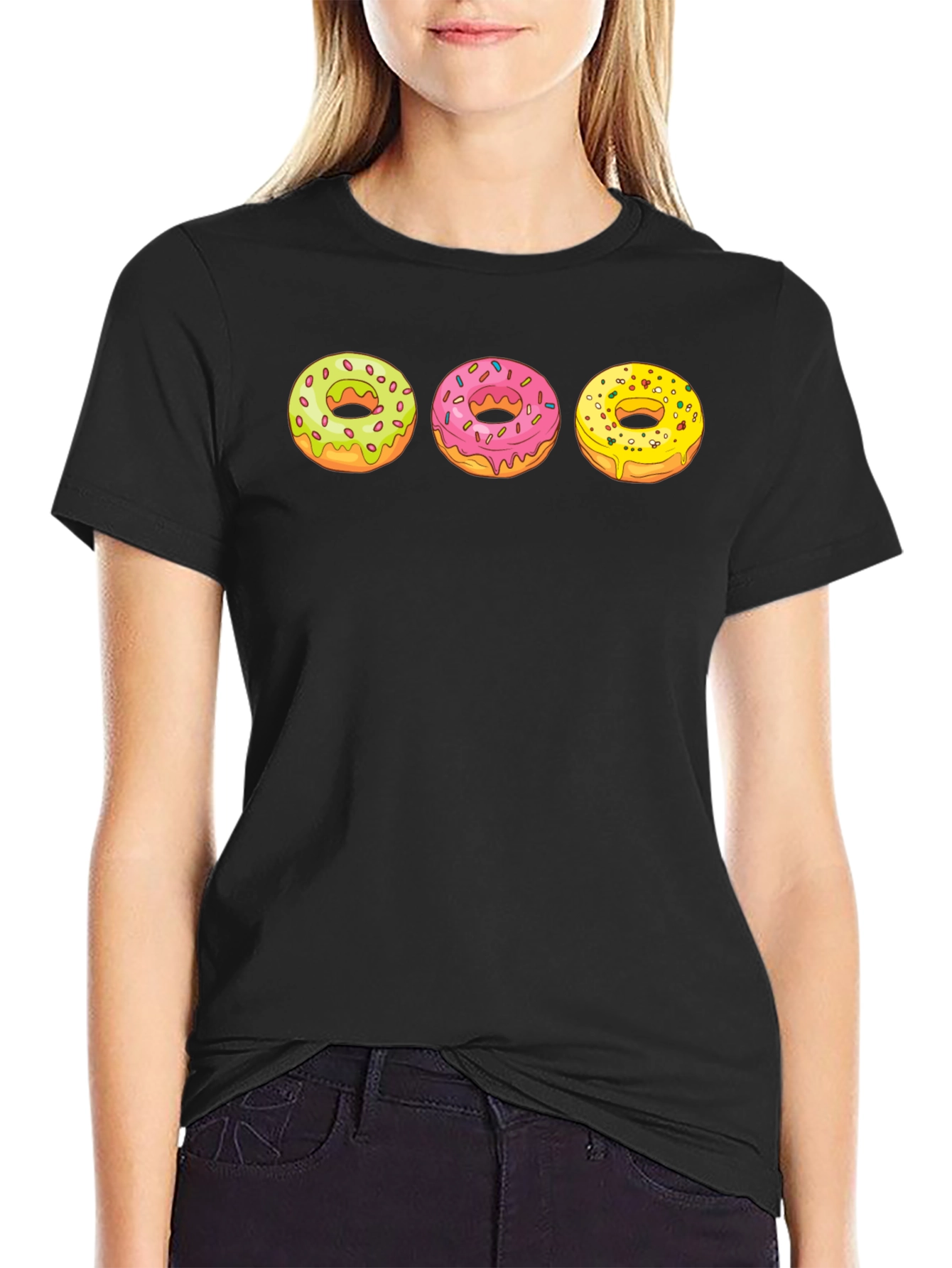 Donut Lovers Tee: Cute & Casual Graphic T-Shirt