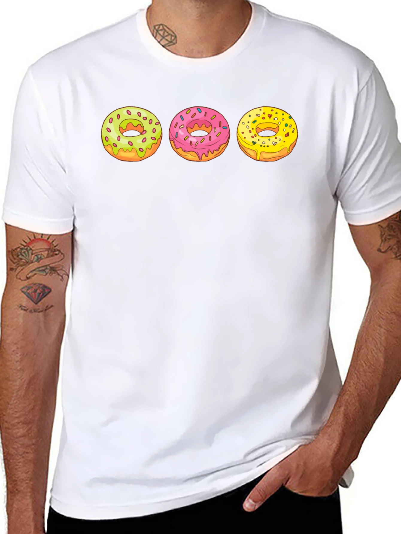 Donut Lovers Tee: Cute & Casual Graphic T-Shirt