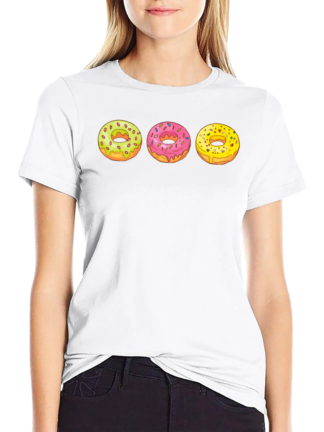 Donut Lovers Tee: Cute & Casual Graphic T-Shirt