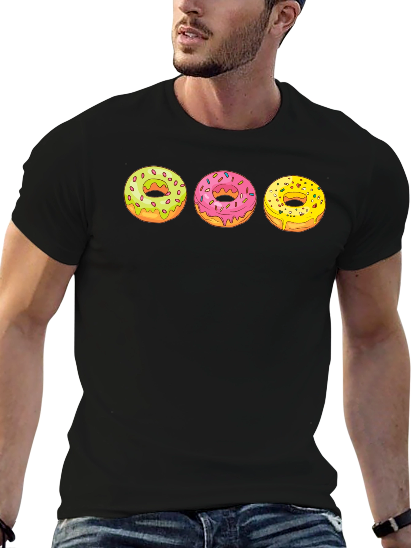 Donut Lovers Tee: Cute & Casual Graphic T-Shirt