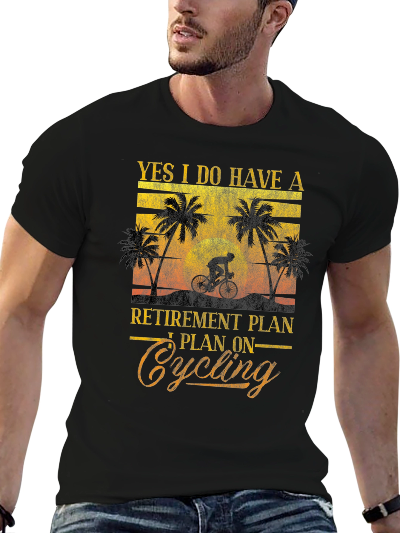 Cycling Retirement Plan Graphic Tee