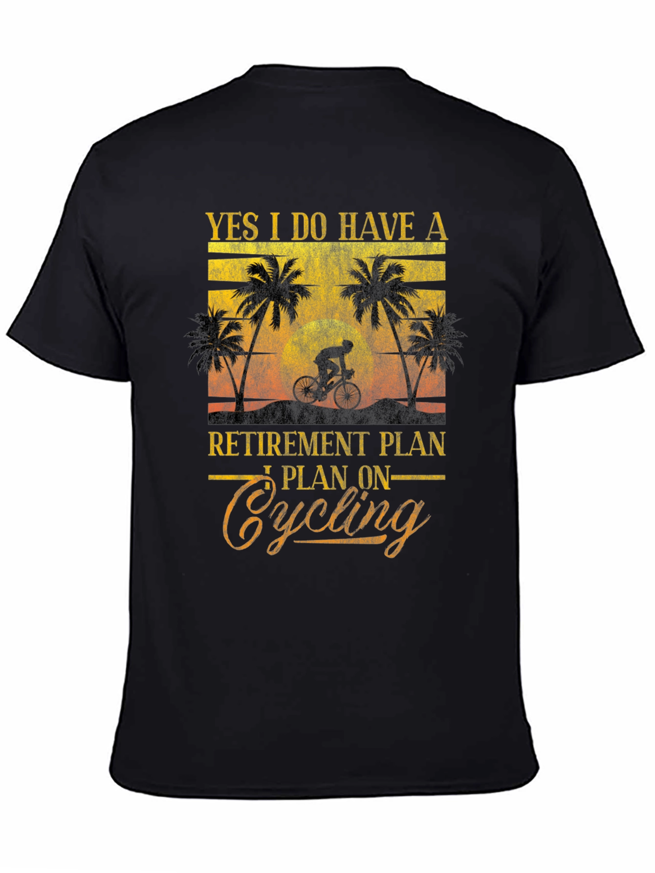 Cycling Retirement Plan Graphic Tee
