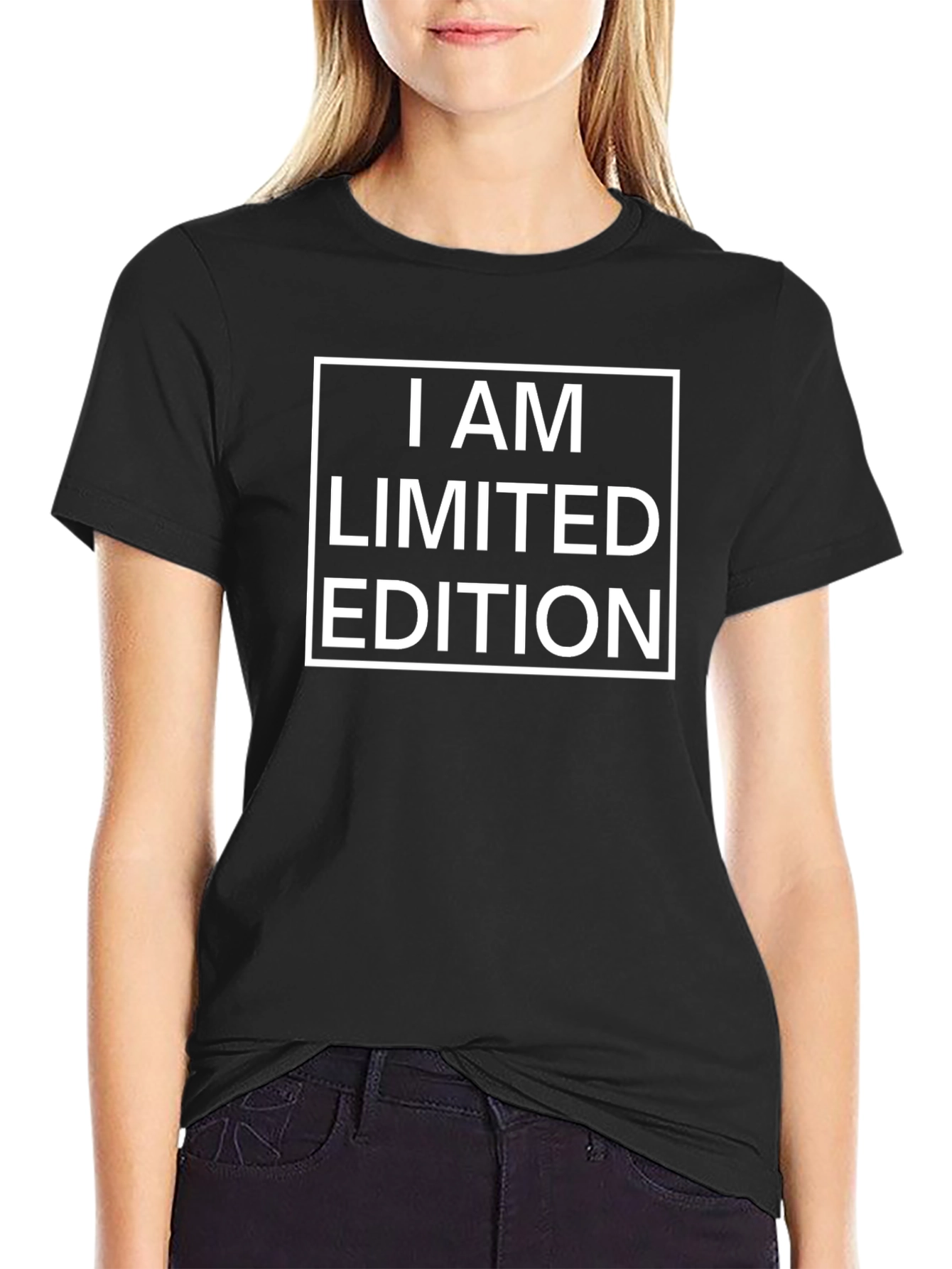 I AM LIMITED EDITION Graphic Black T-Shirt
