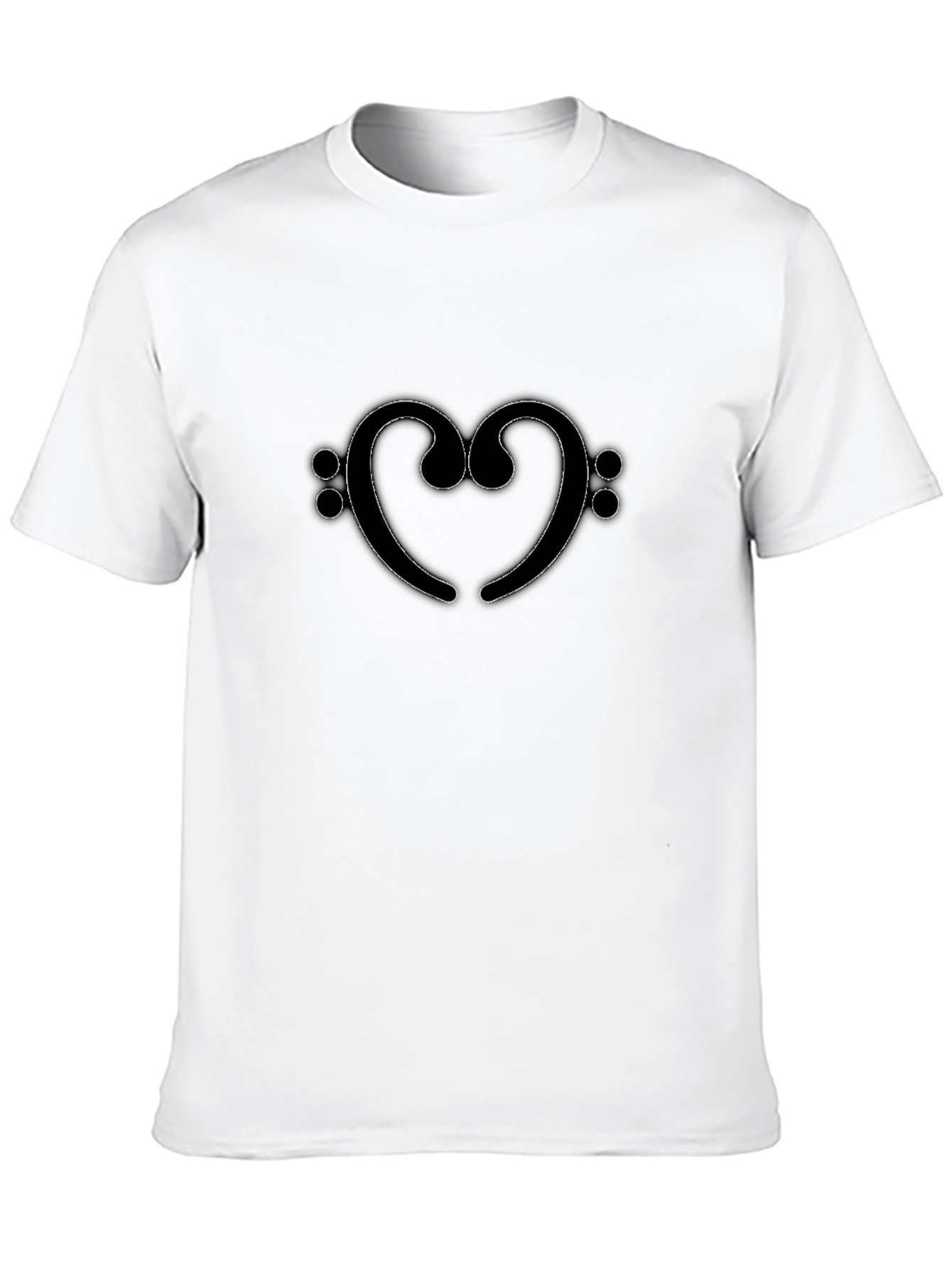 Musical Heart T-Shirt - Stylish Music Lover Tee