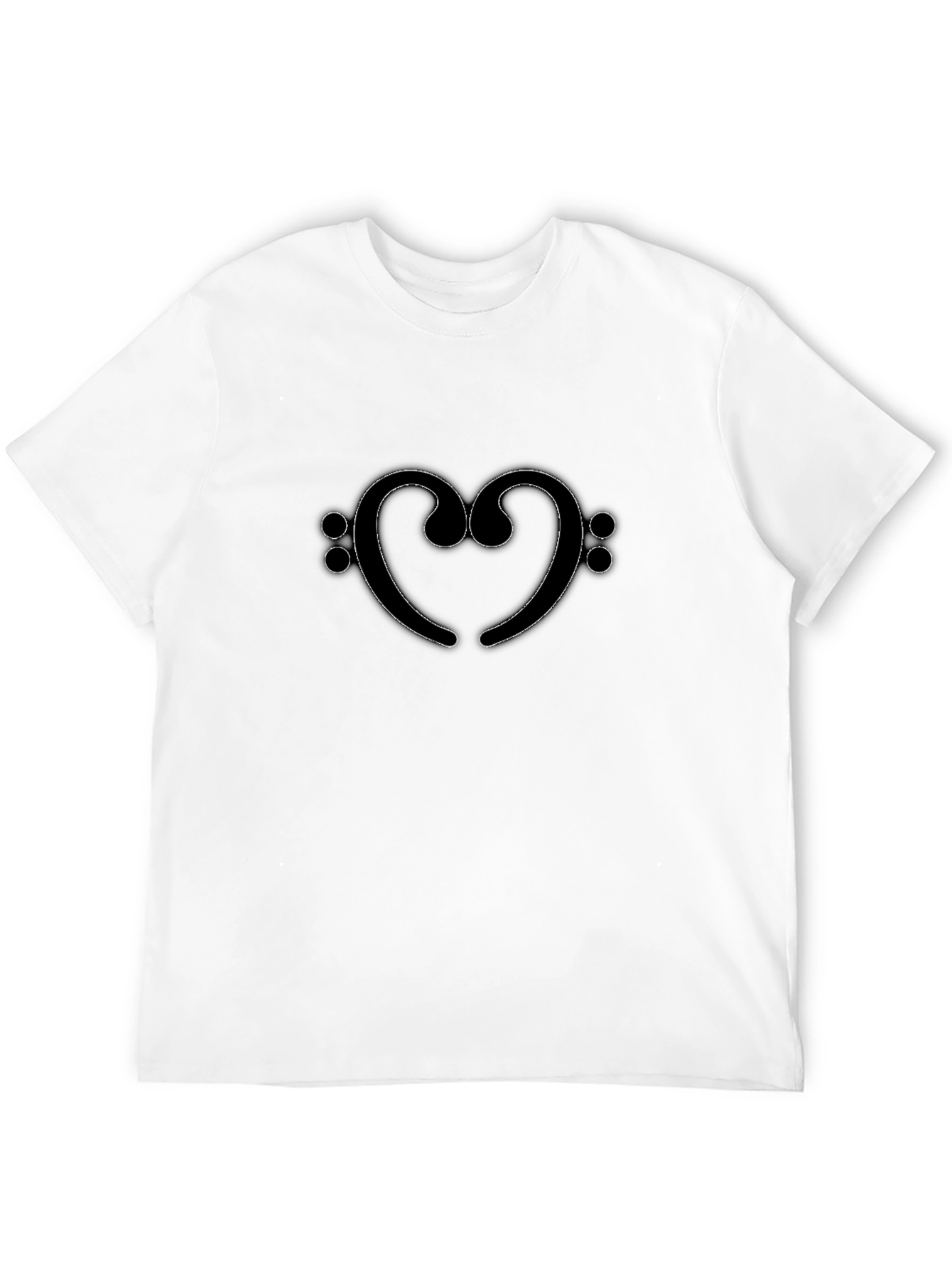 Musical Heart T-Shirt - Stylish Music Lover Tee