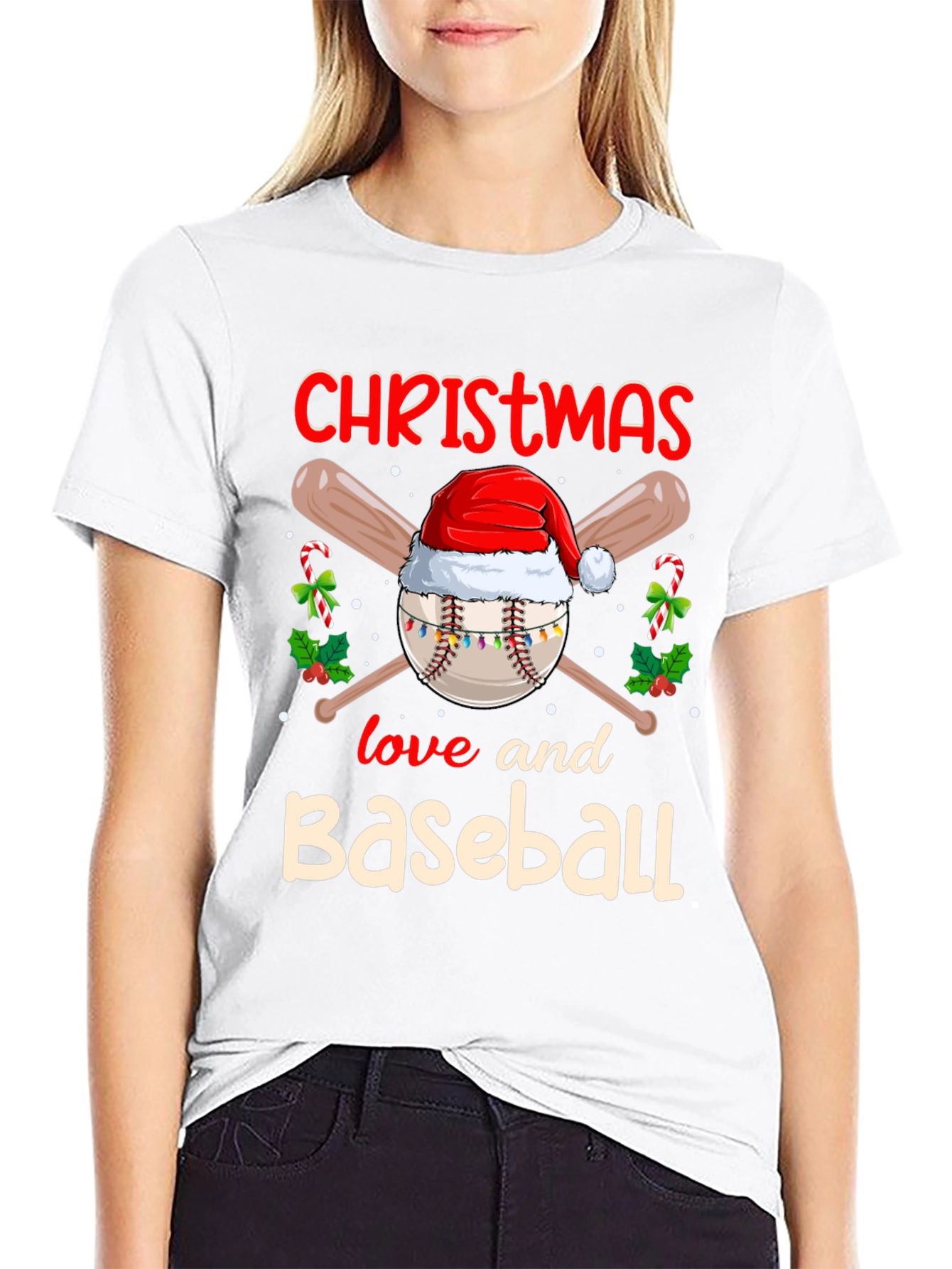 Christmas Baseball T-Shirt