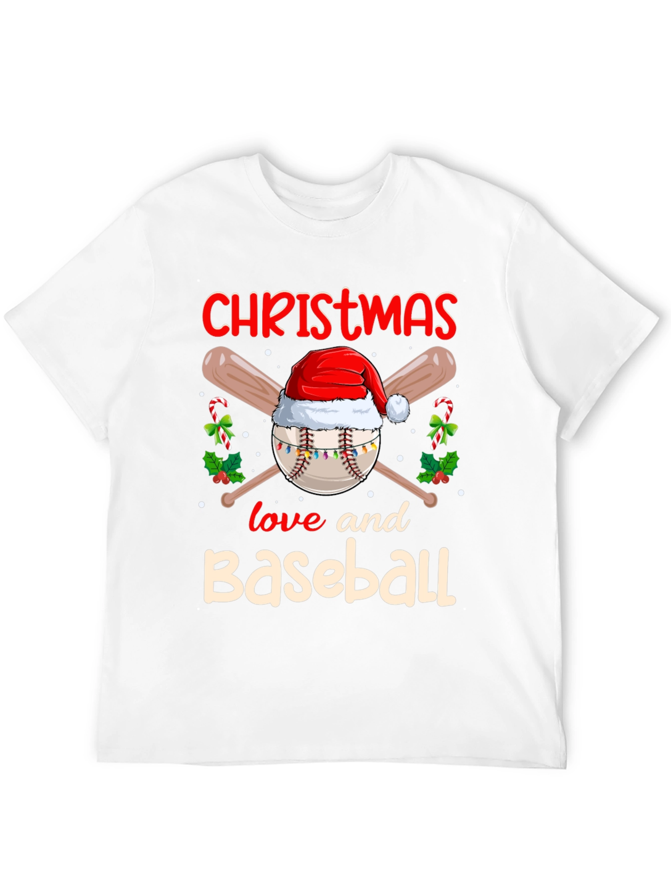 Christmas Baseball T-Shirt