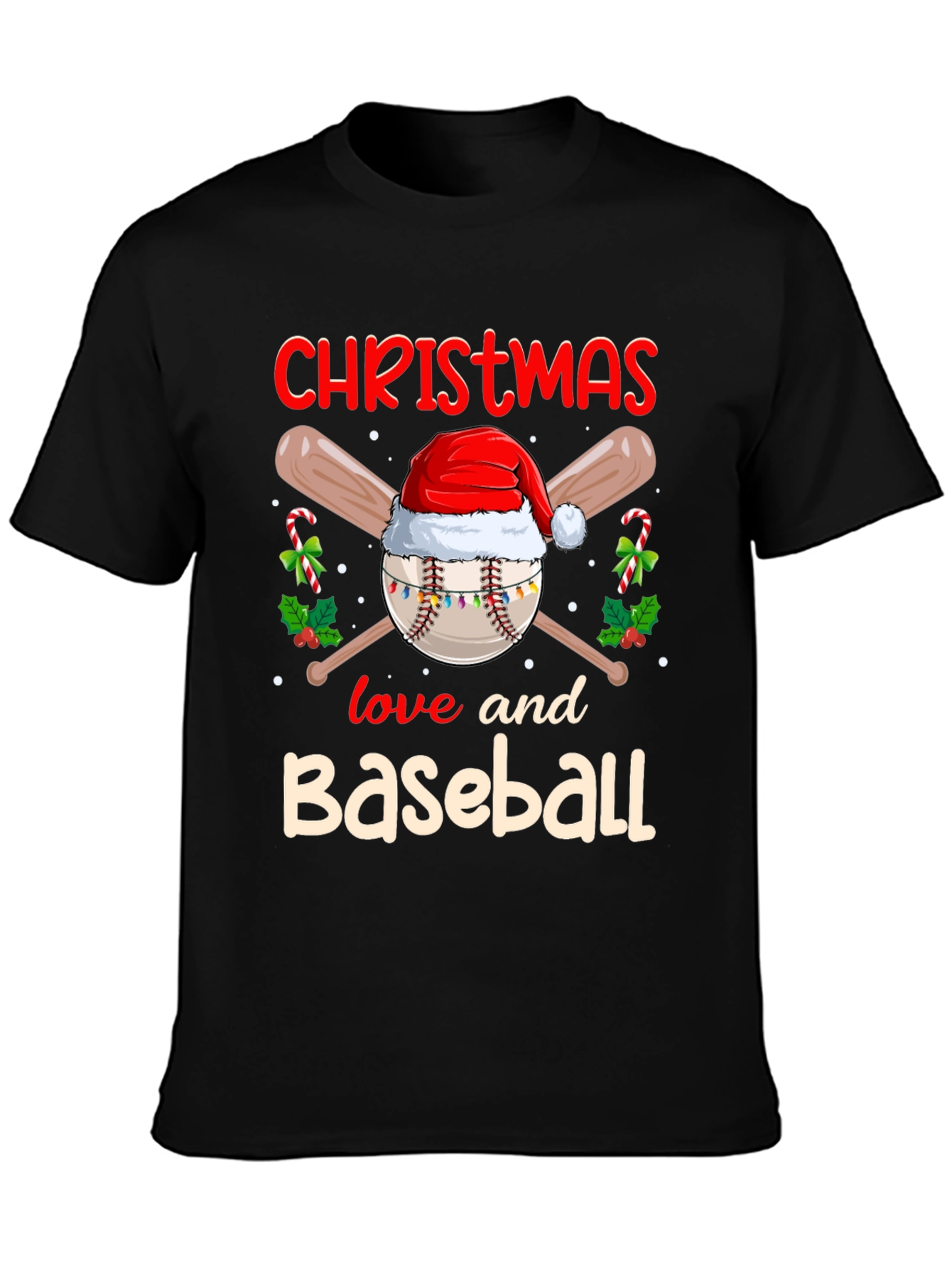 Christmas Baseball T-Shirt