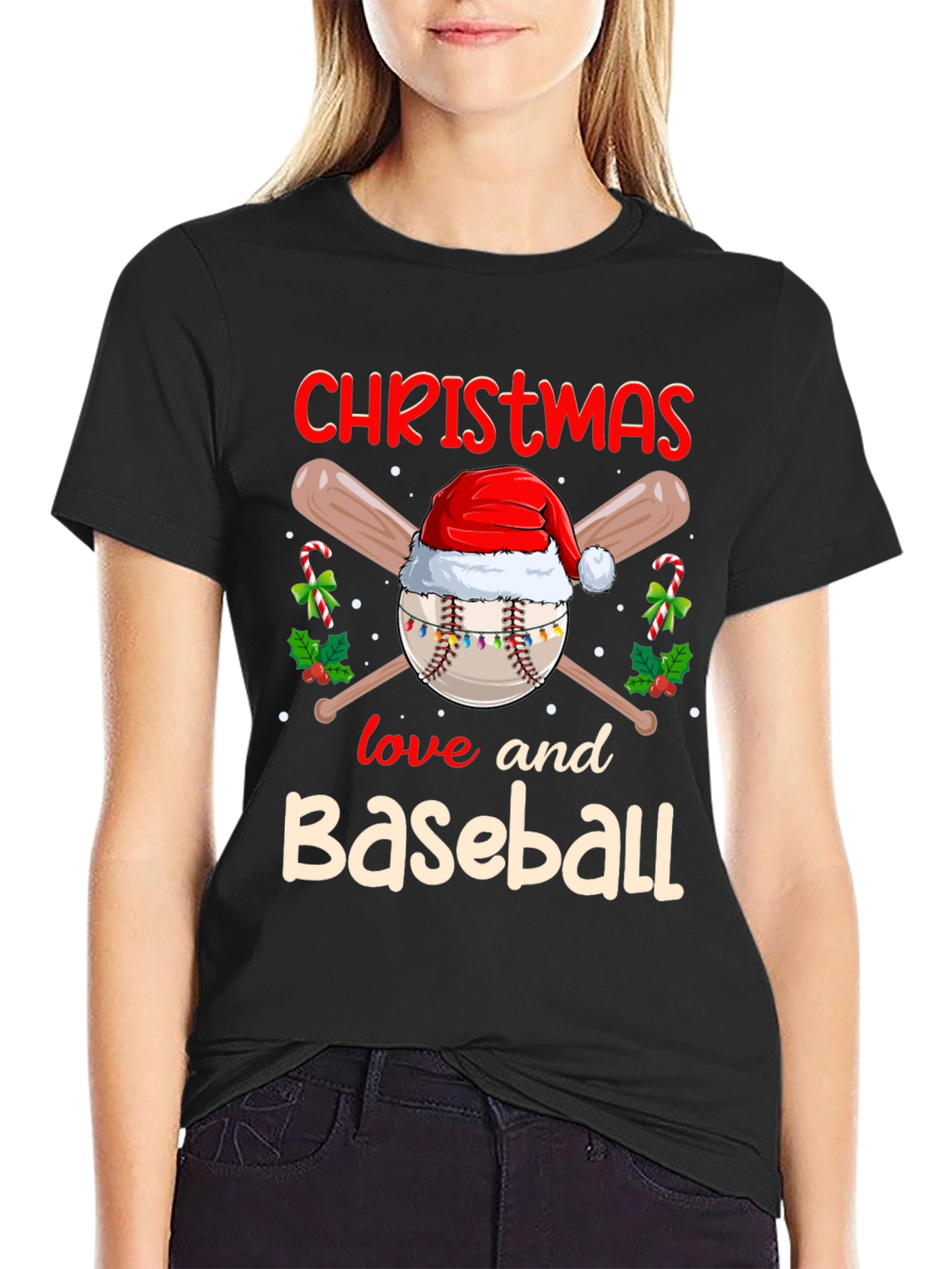 Christmas Baseball T-Shirt