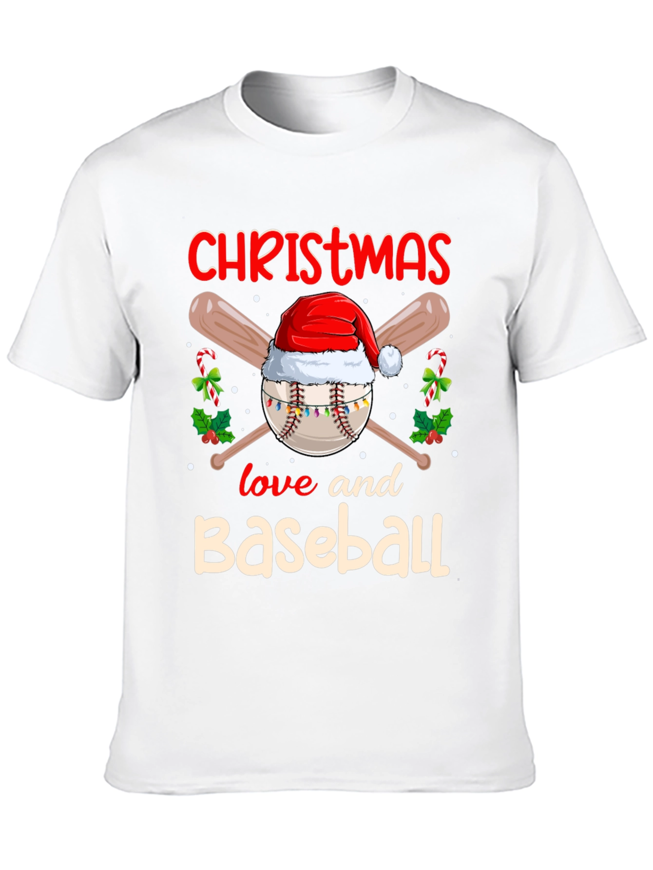 Christmas Baseball T-Shirt