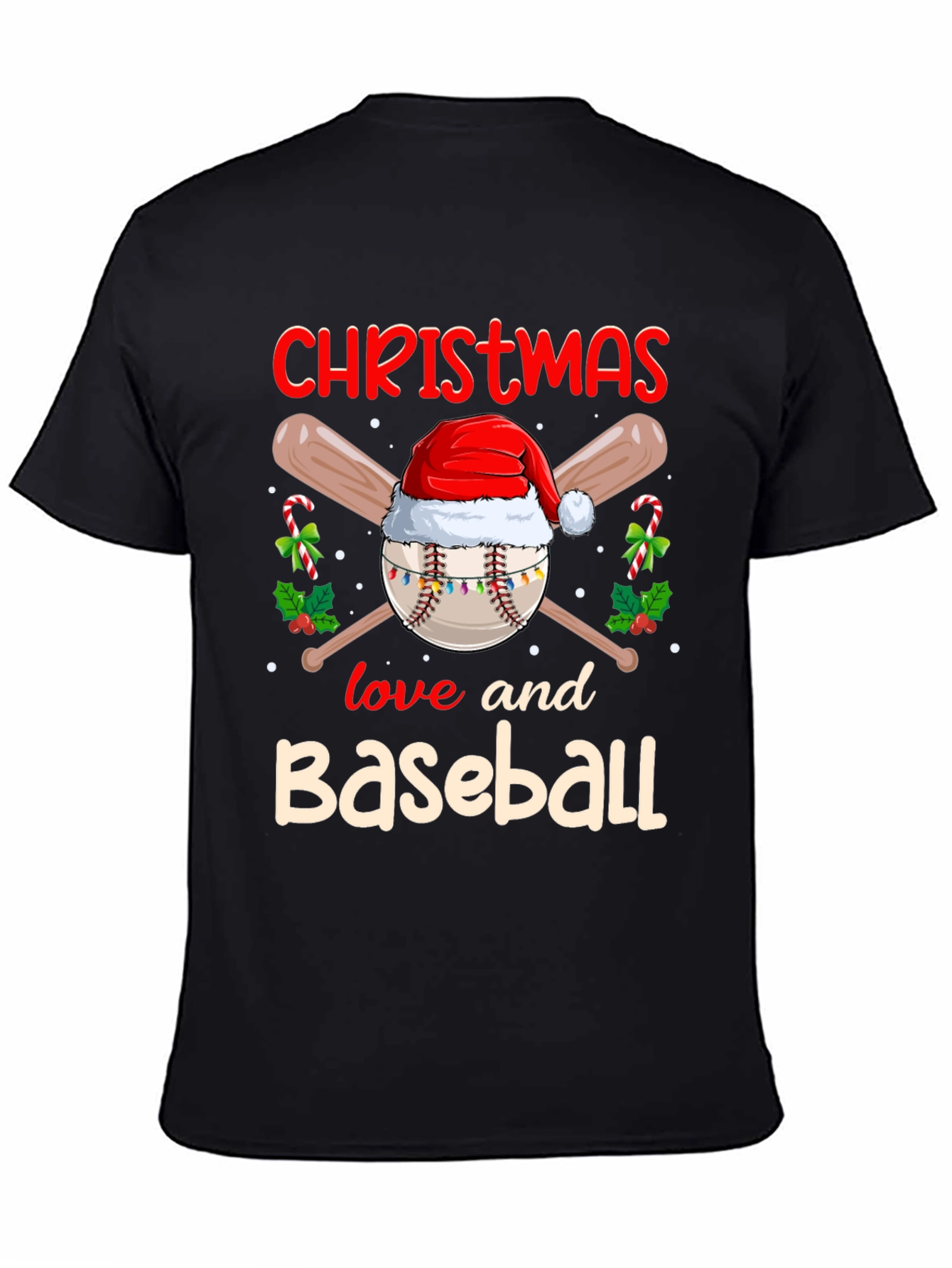 Christmas Baseball T-Shirt