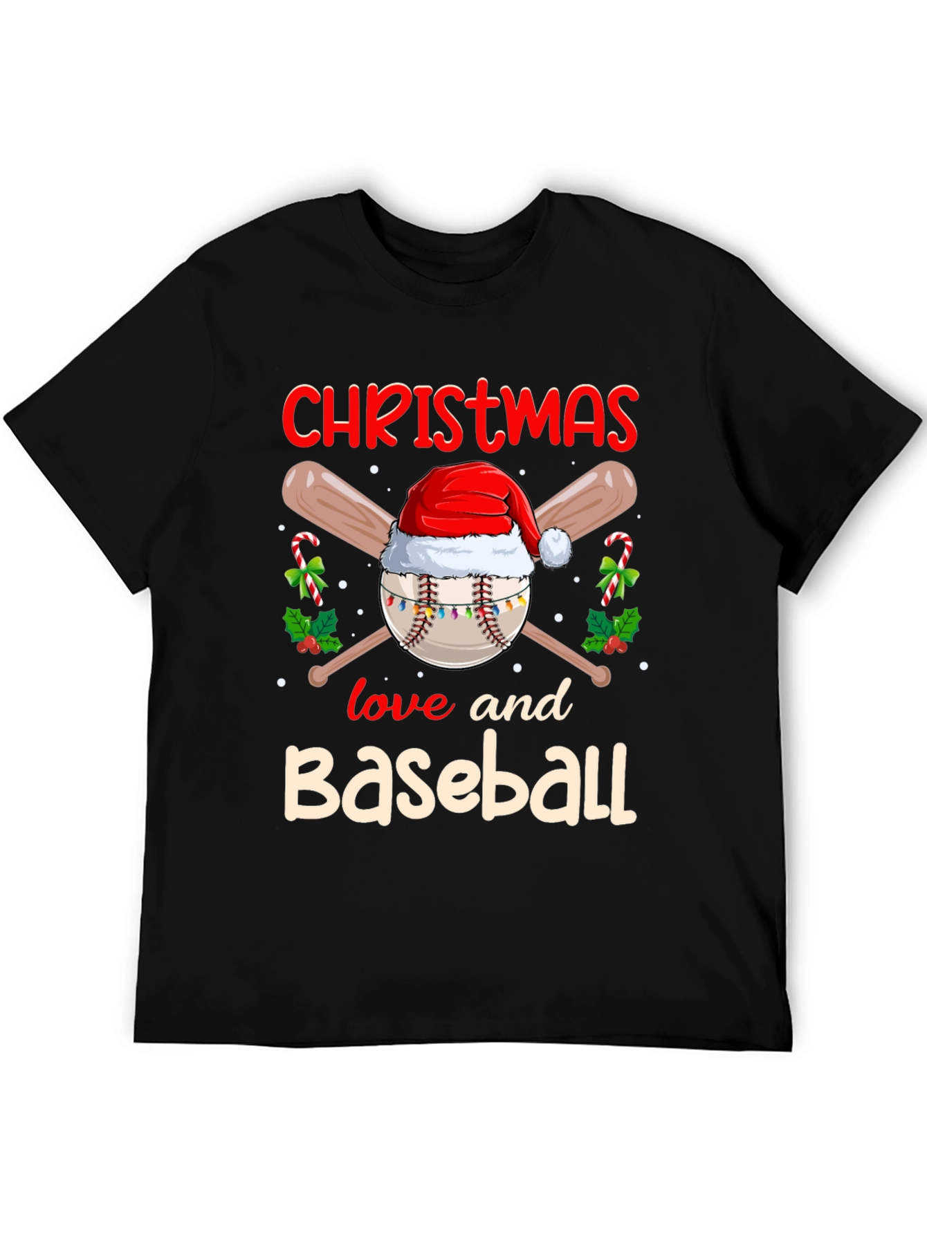 Christmas Baseball T-Shirt
