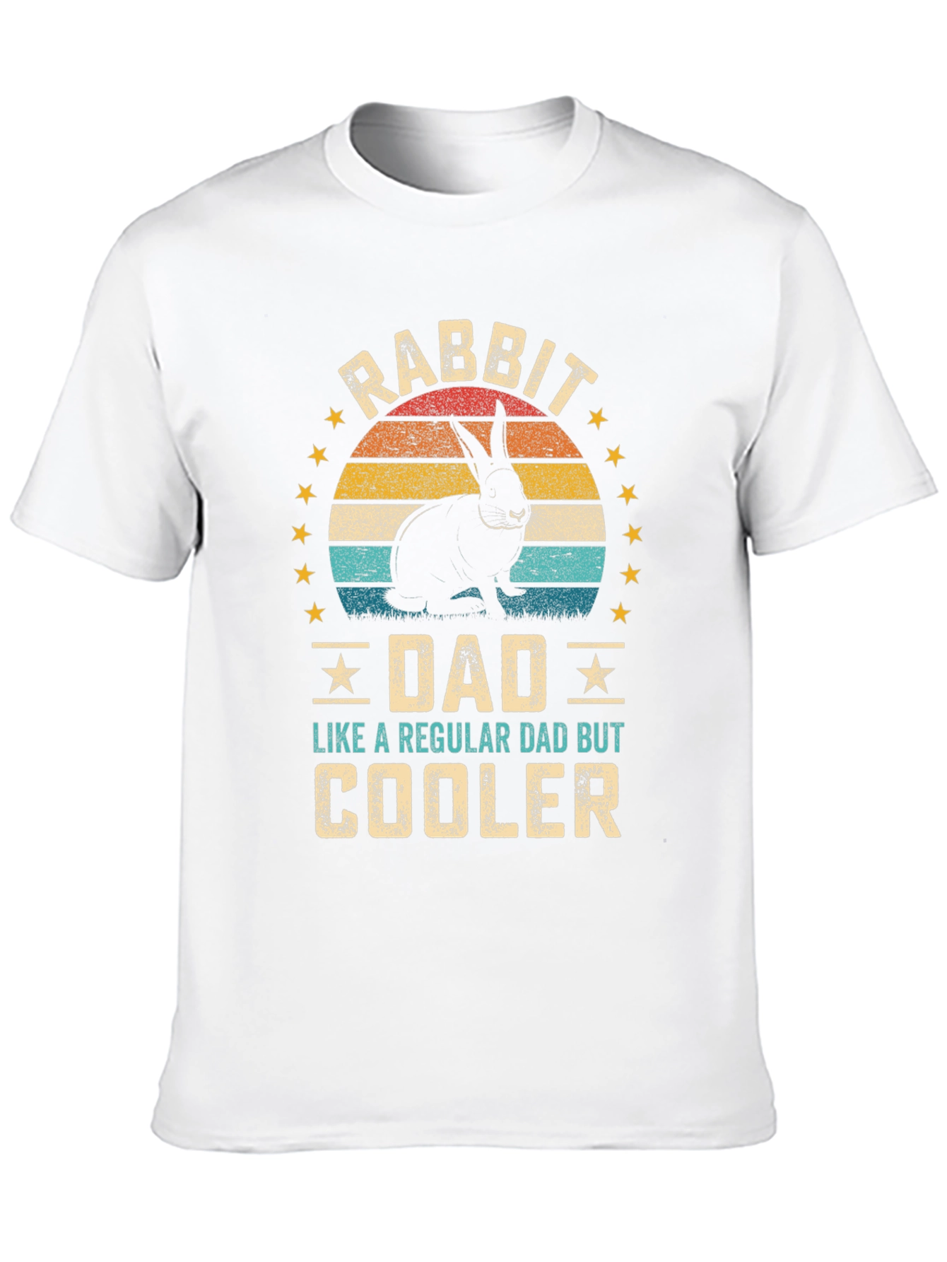 Rabbit Dad T-Shirt - Cool Dad Gift