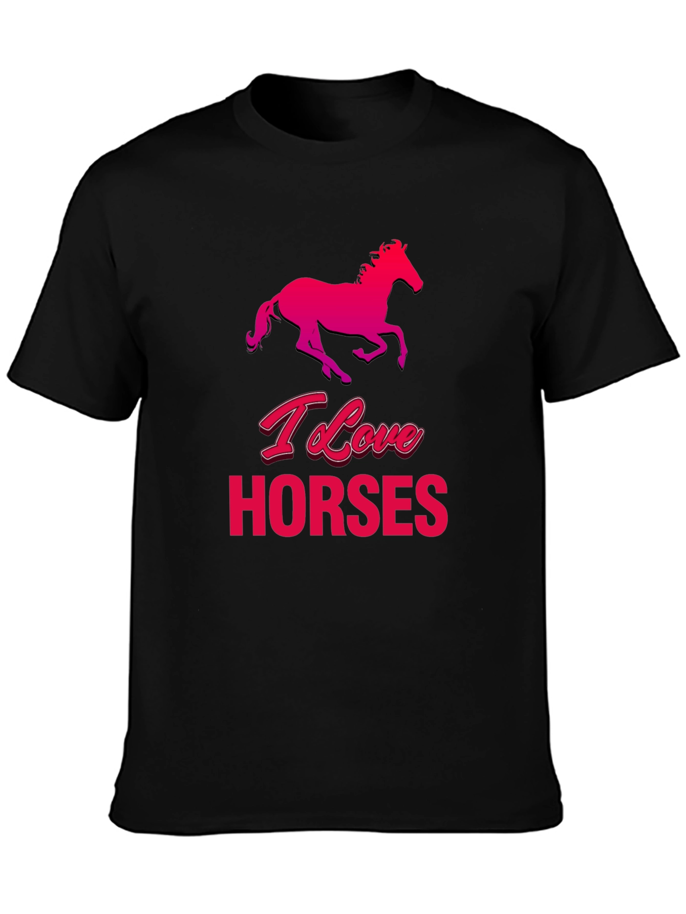 I Love Horses Graphic T-Shirt