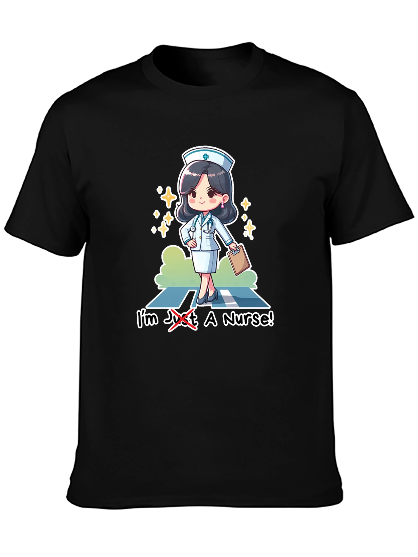 Cute Nurse Graphic T-Shirt - Medical Hero Tee