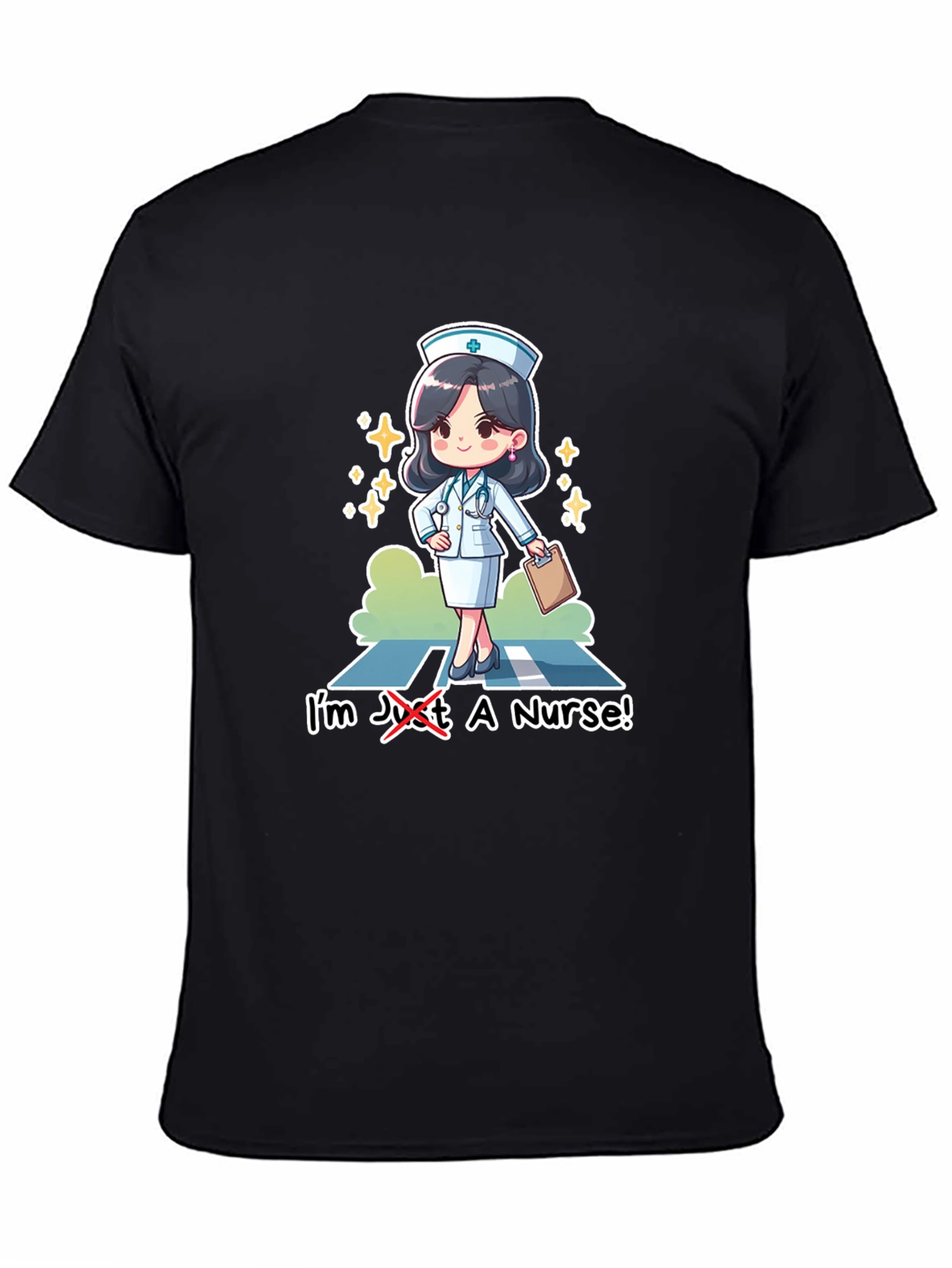Cute Nurse Graphic T-Shirt - Medical Hero Tee