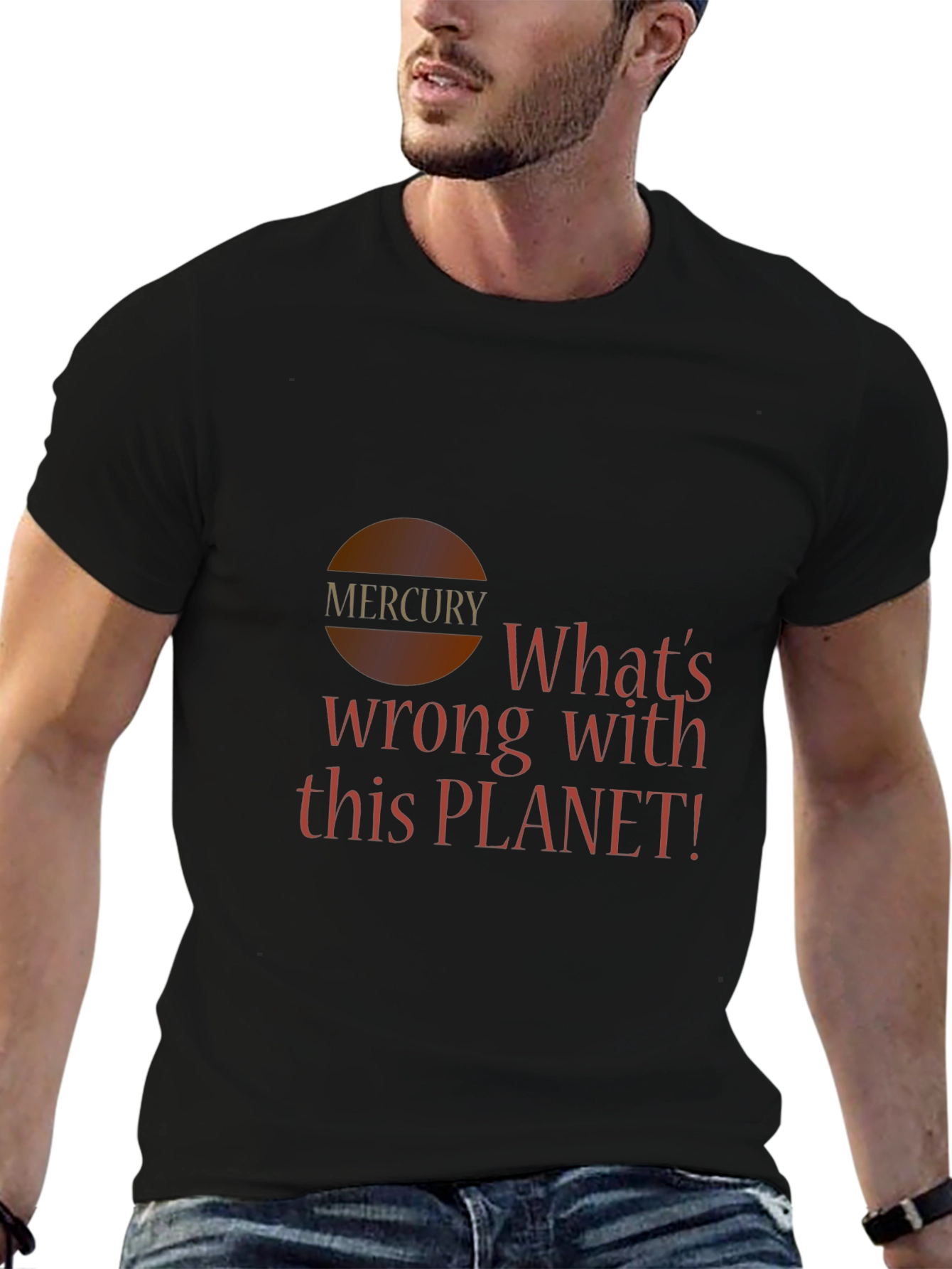 Mercury Planet Graphic T-Shirt