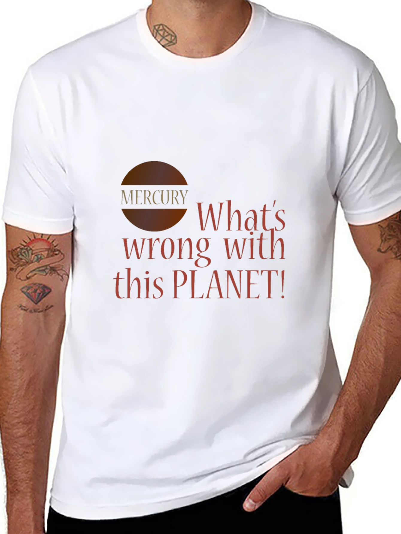 Mercury Planet Graphic T-Shirt