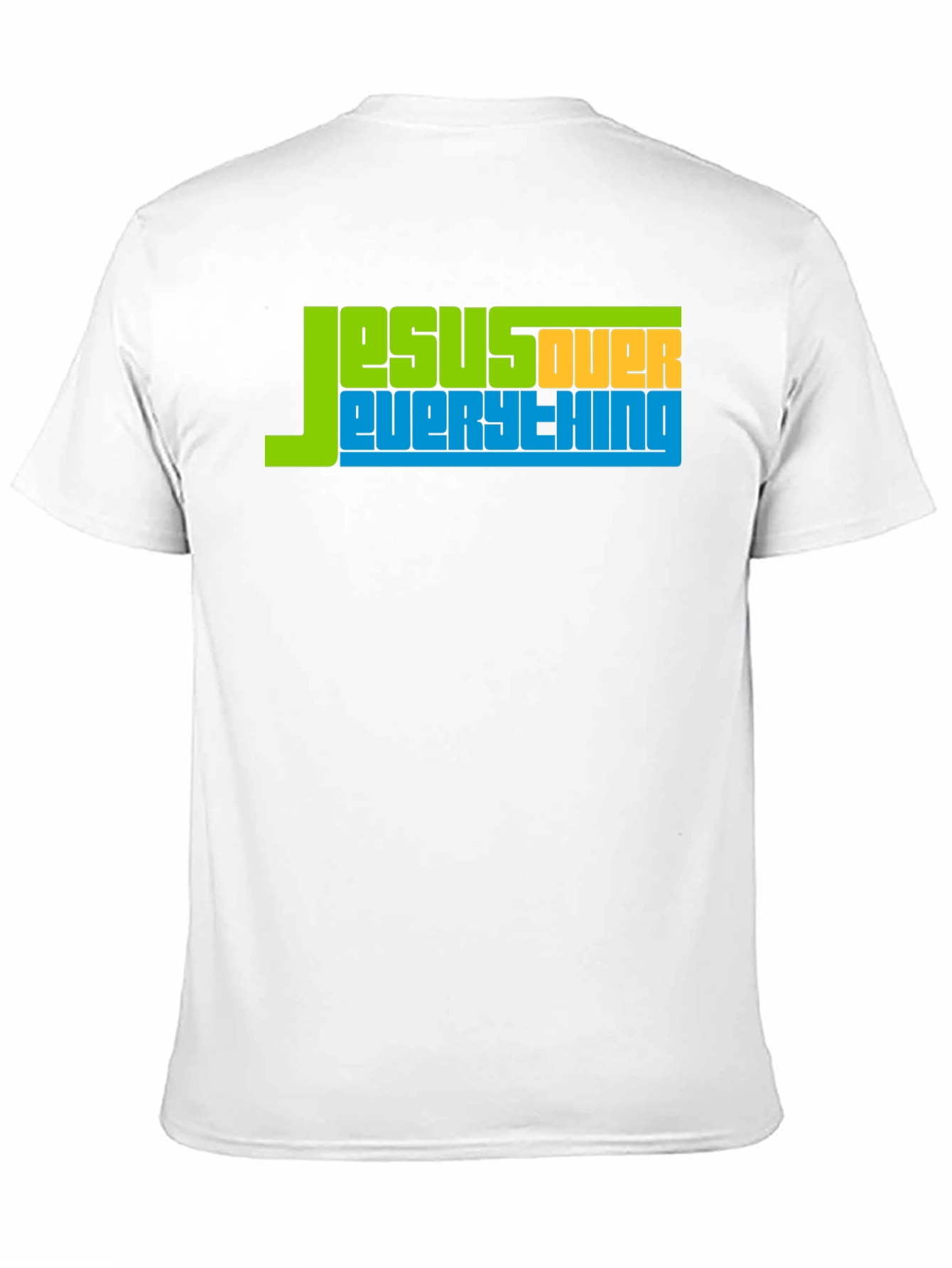 Jesus Over Everything Graphic Tee - Religious T-Shirt