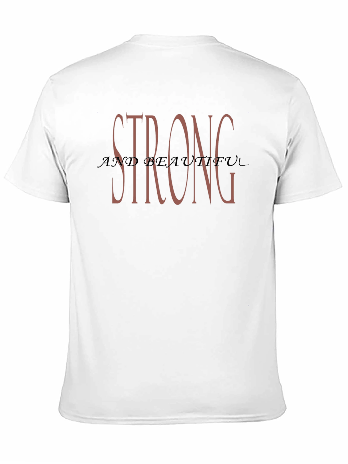 Strong and Beautiful Black Tee