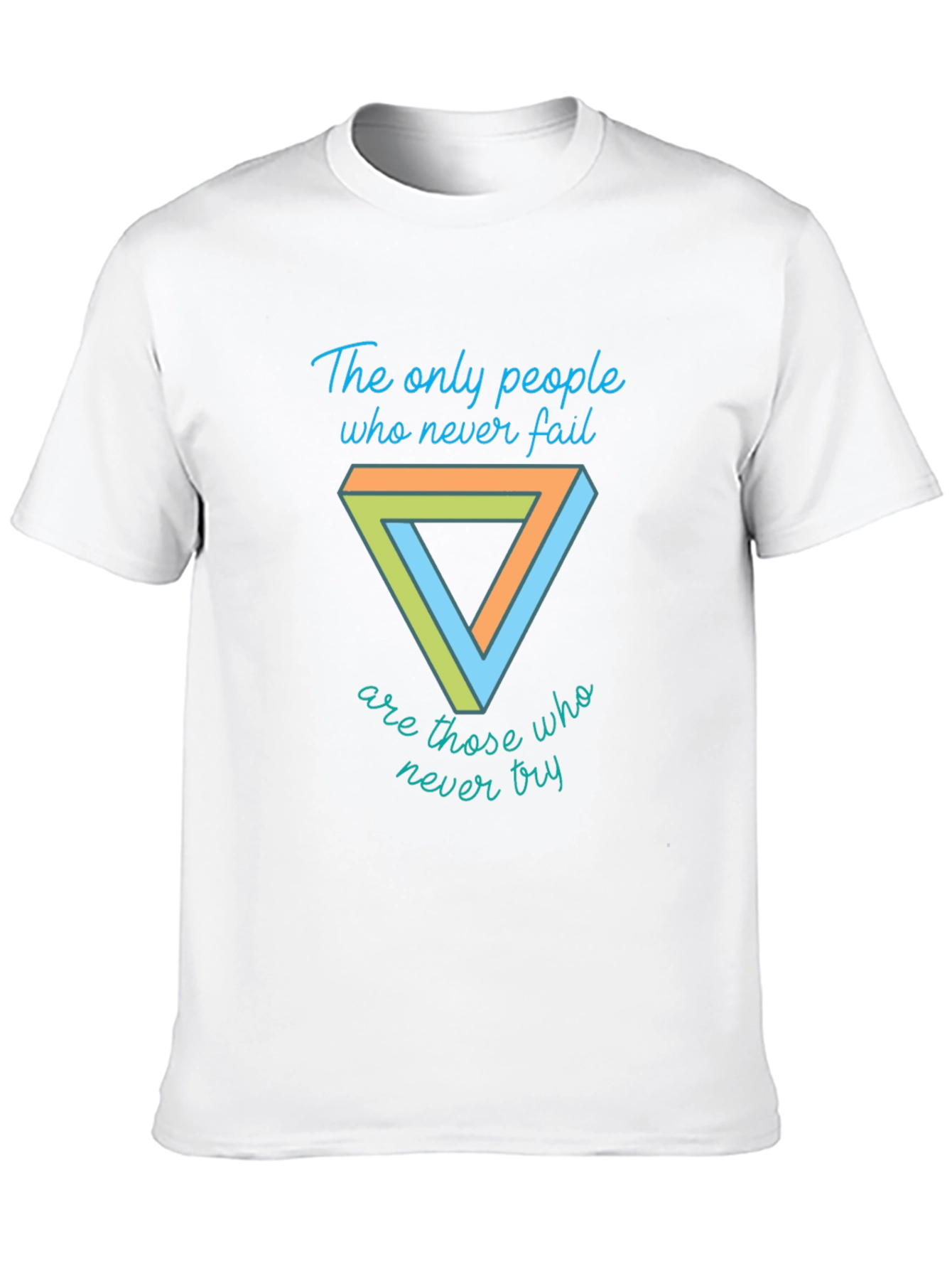 Motivational T-Shirt - Penrose Triangle Graphic Tee