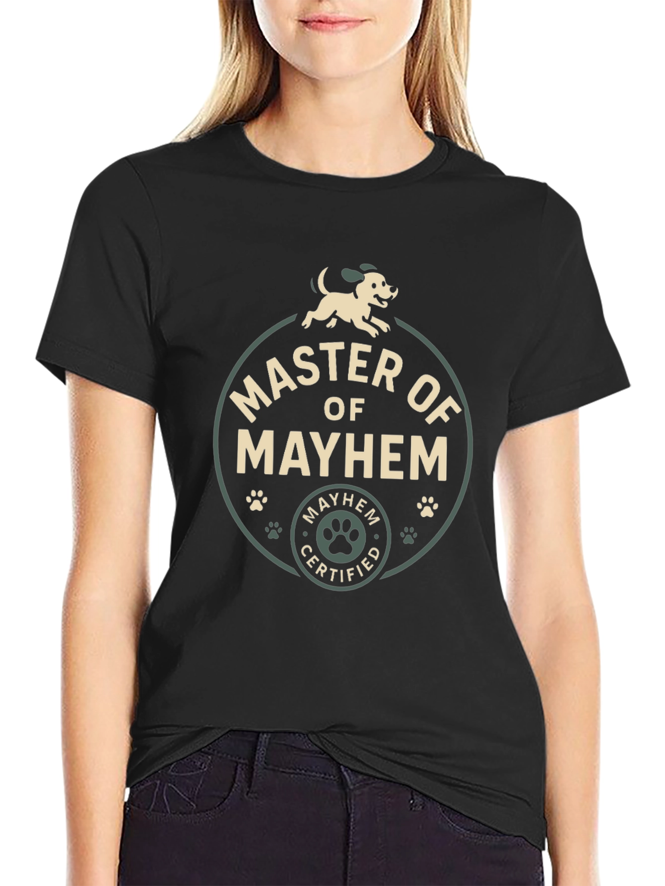 Master of Mayhem Certified Black T-Shirt