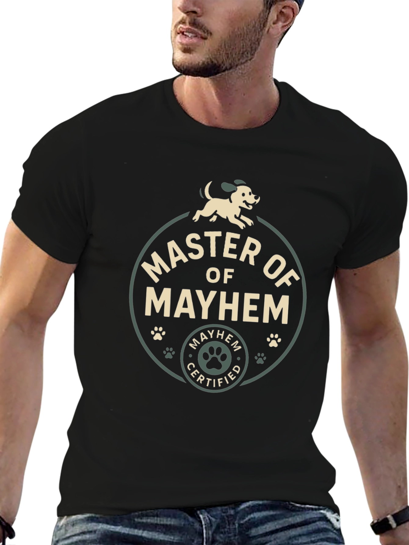 Master of Mayhem Certified Black T-Shirt