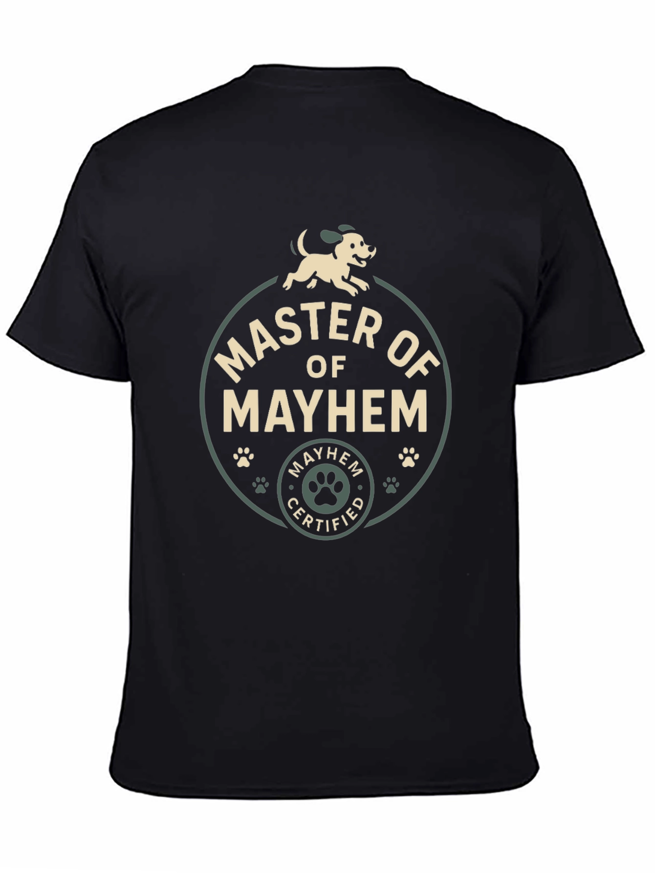 Master of Mayhem Certified Black T-Shirt