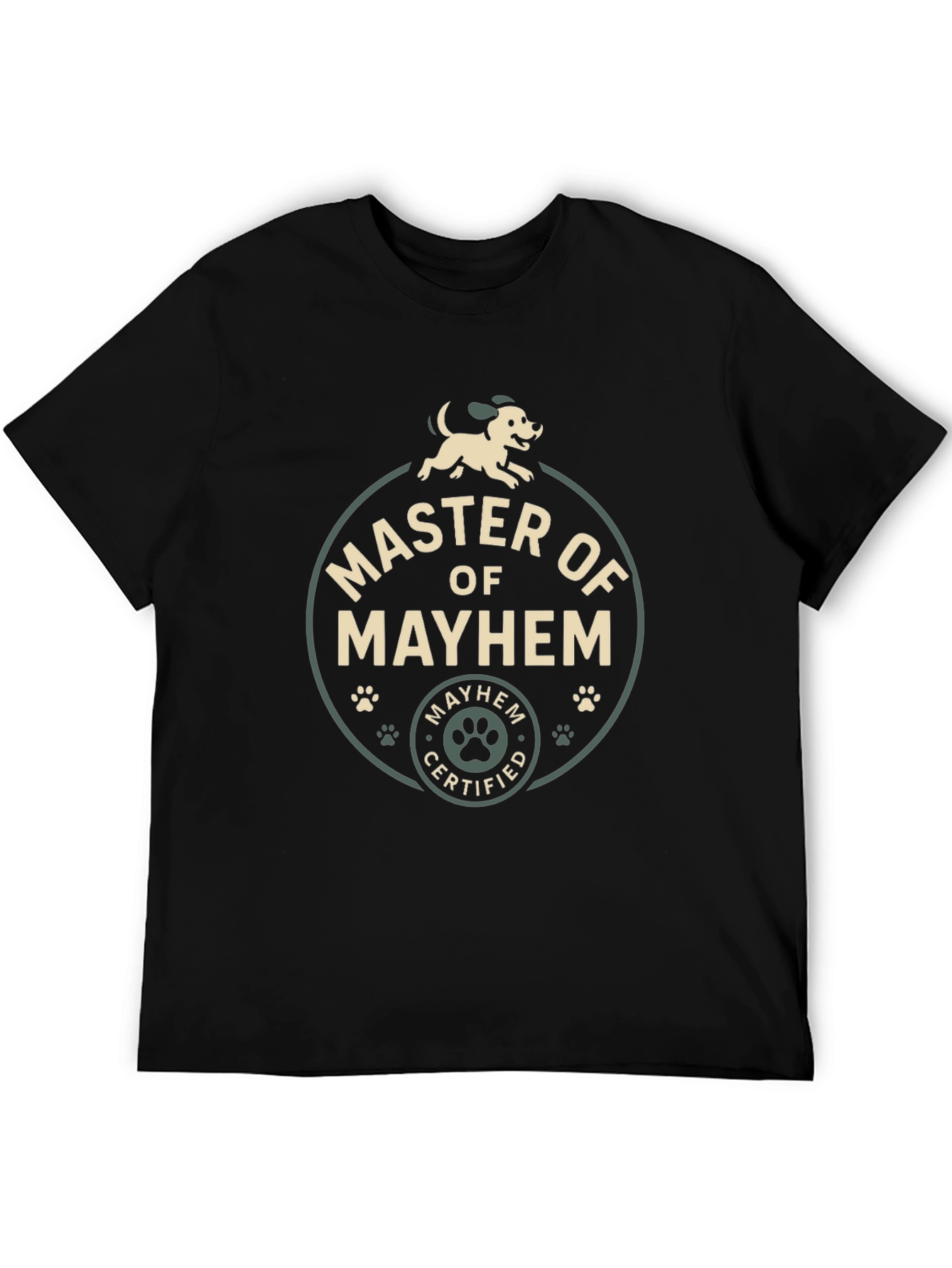 Master of Mayhem Certified Black T-Shirt
