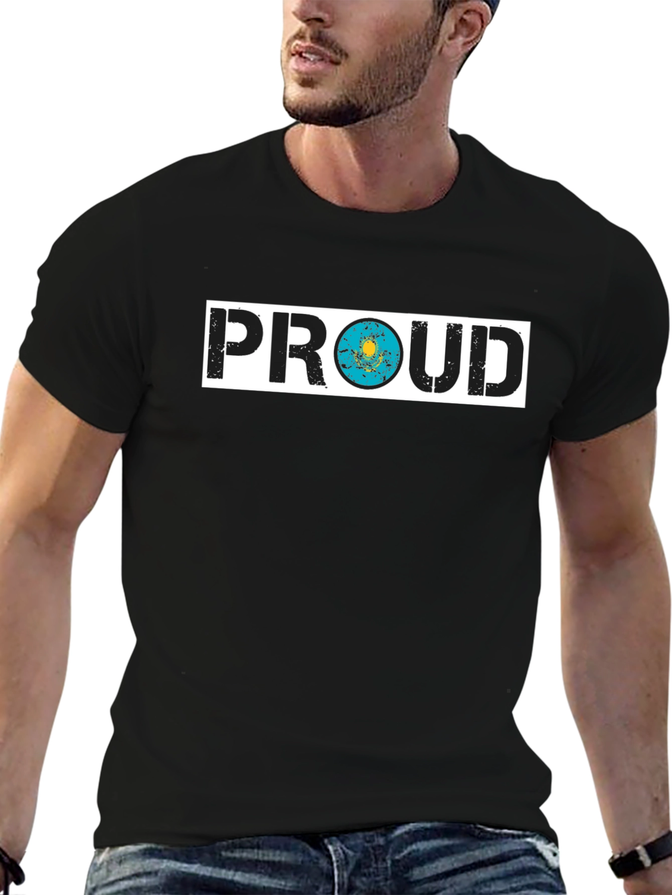 Kazakhstan Flag Proud T-Shirt